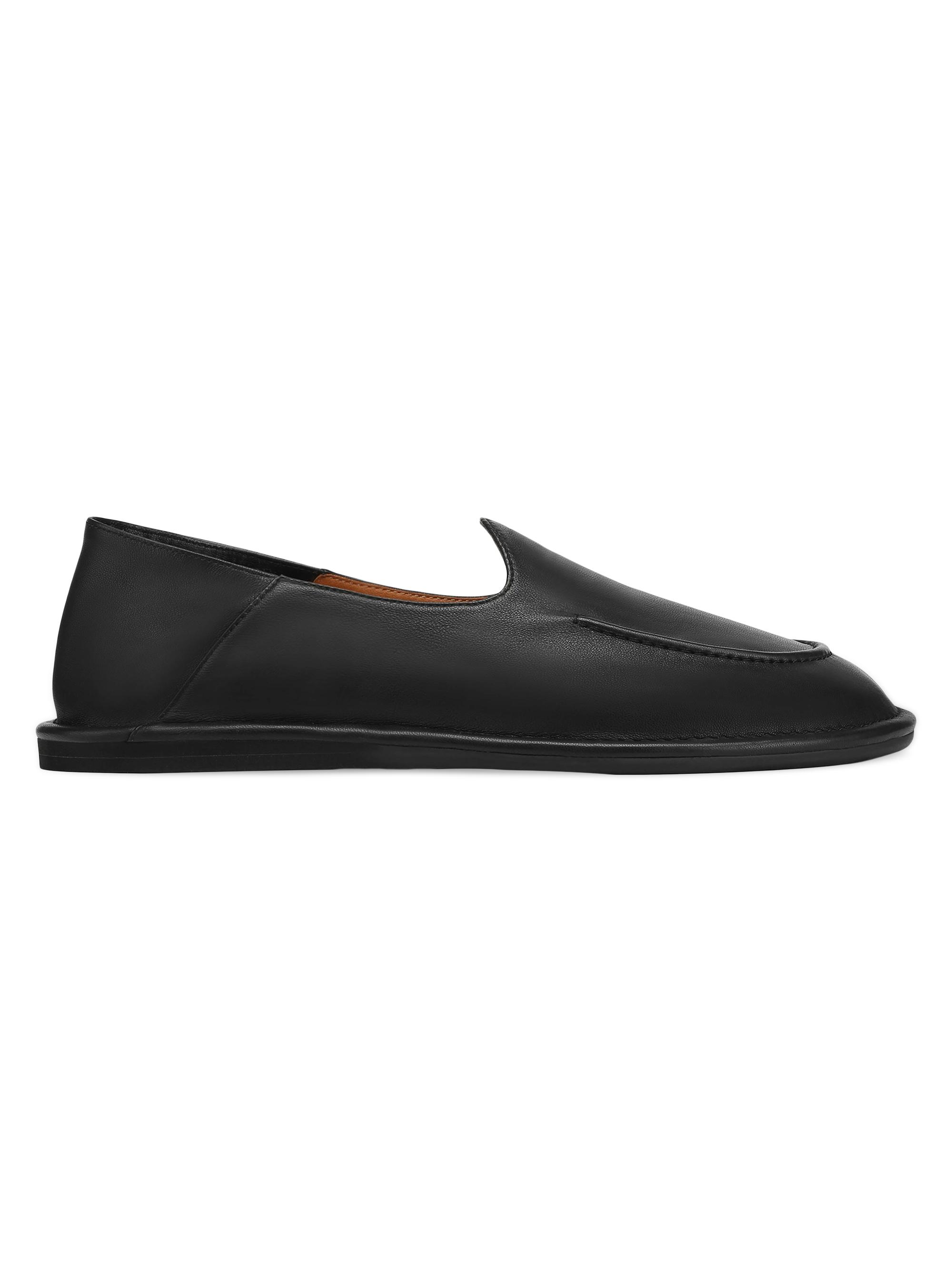 Naked Wolfe Men's Reef Leather Loafers - Black - Women's Shoes