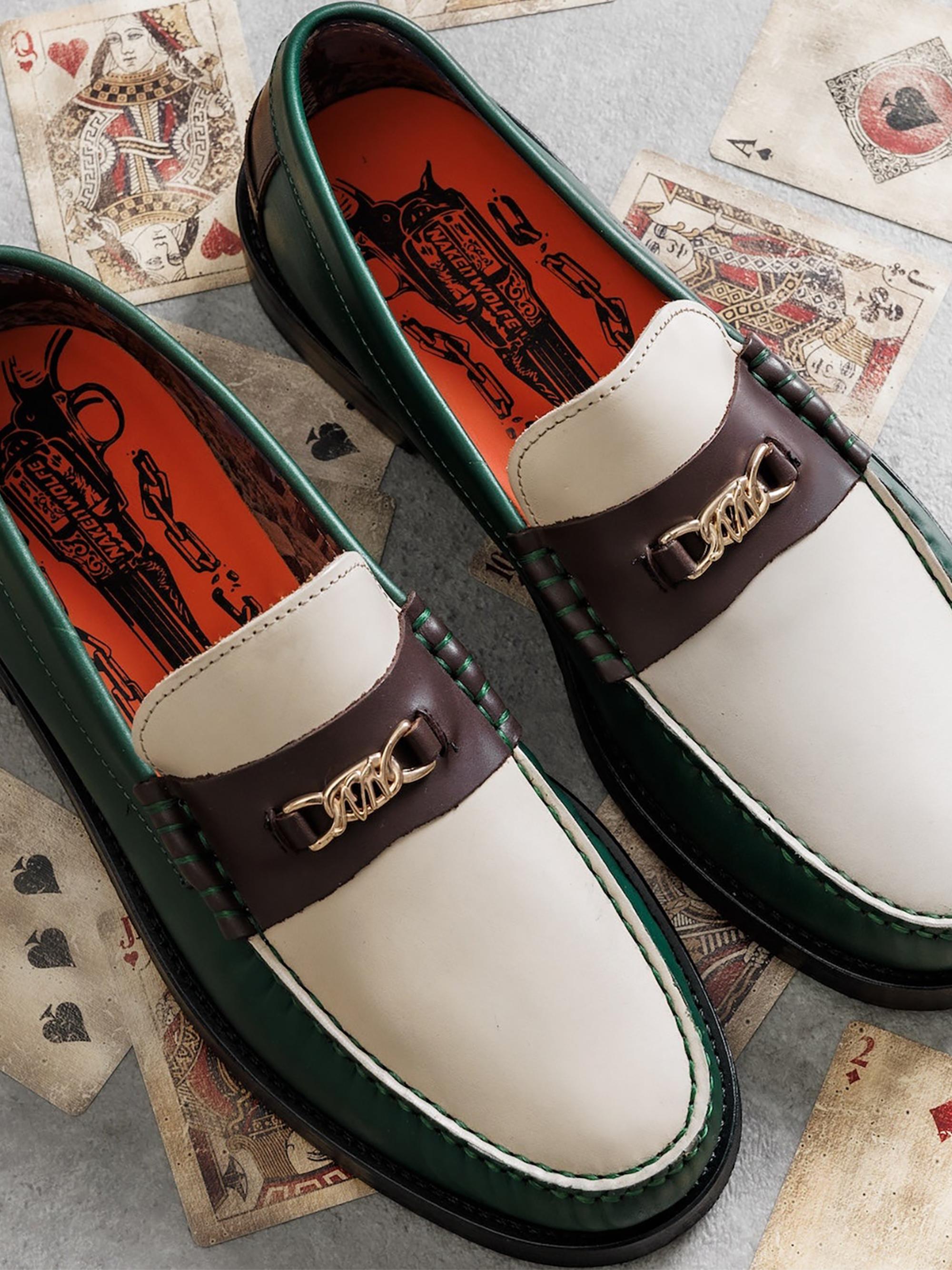 靴 lever the mad shop wolf&wolff ensou Naked Wolfe Roma Vintage Leather Loafers | Saks Fifth Avenue