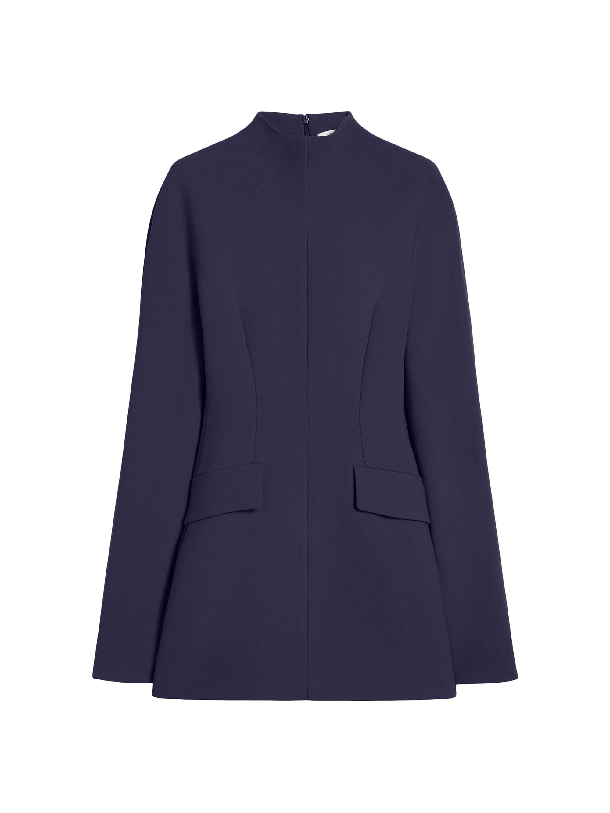 Sportmax Women's Short Contoured Gabardine Dress - Midnight Blue