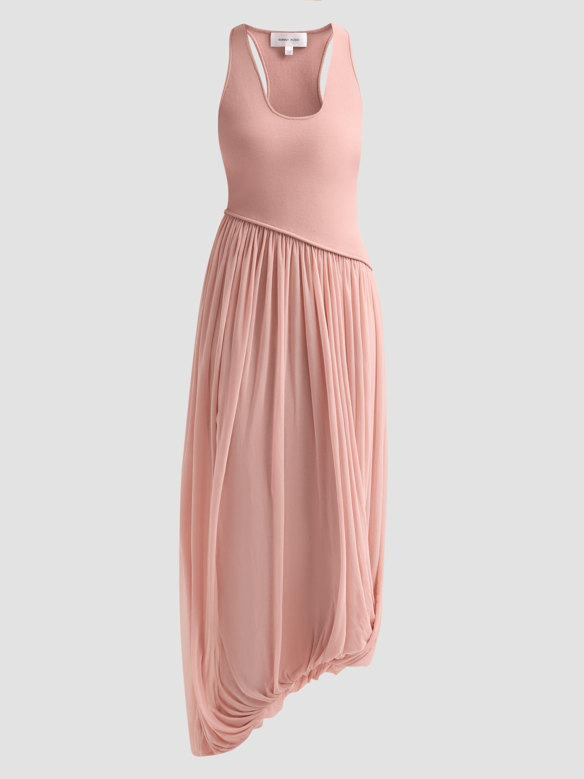 Ronny Kobo Women's Meyer Asymmetric Midi Dress - Mauve