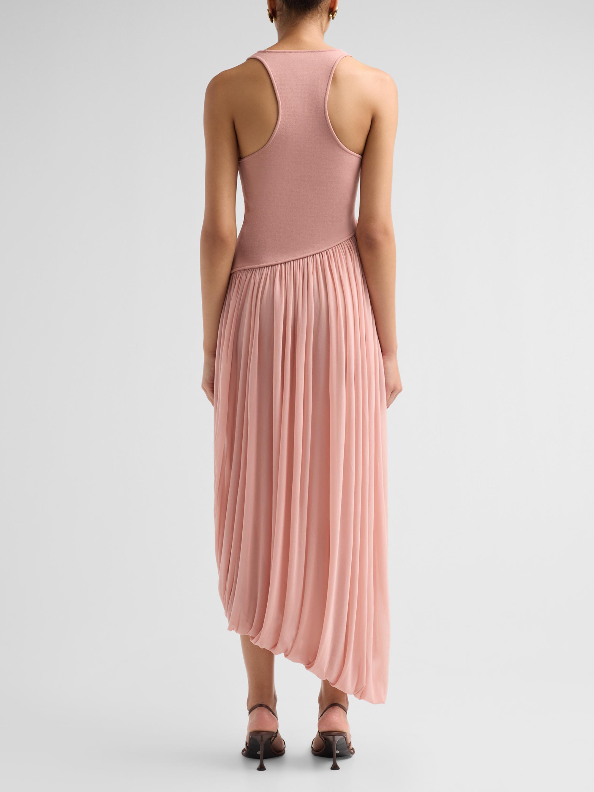 Ronny Kobo Women's Meyer Asymmetric Midi Dress - Mauve | Thumbnail 3