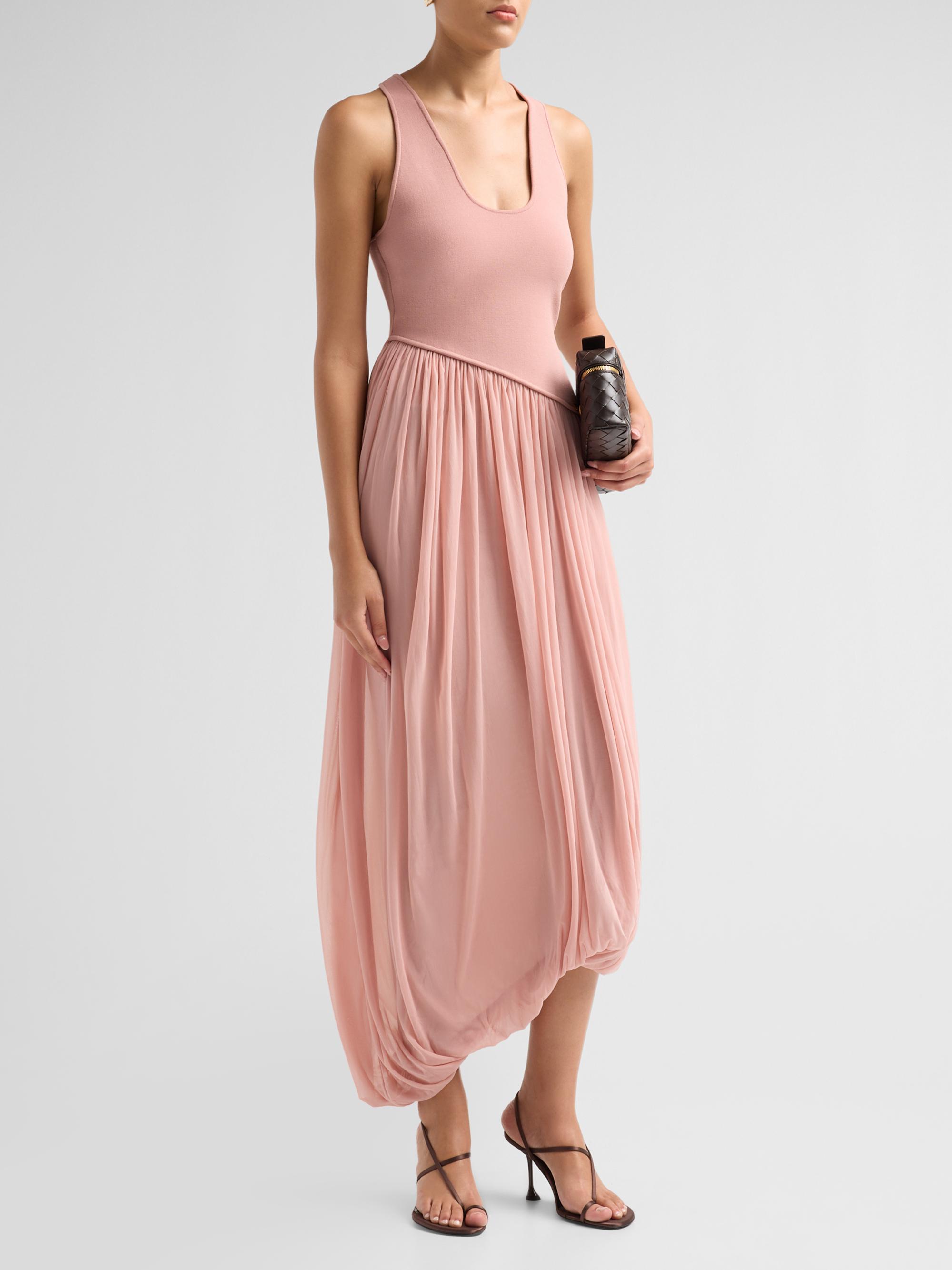 Ronny Kobo Women's Meyer Asymmetric Midi Dress - Mauve | Thumbnail 4
