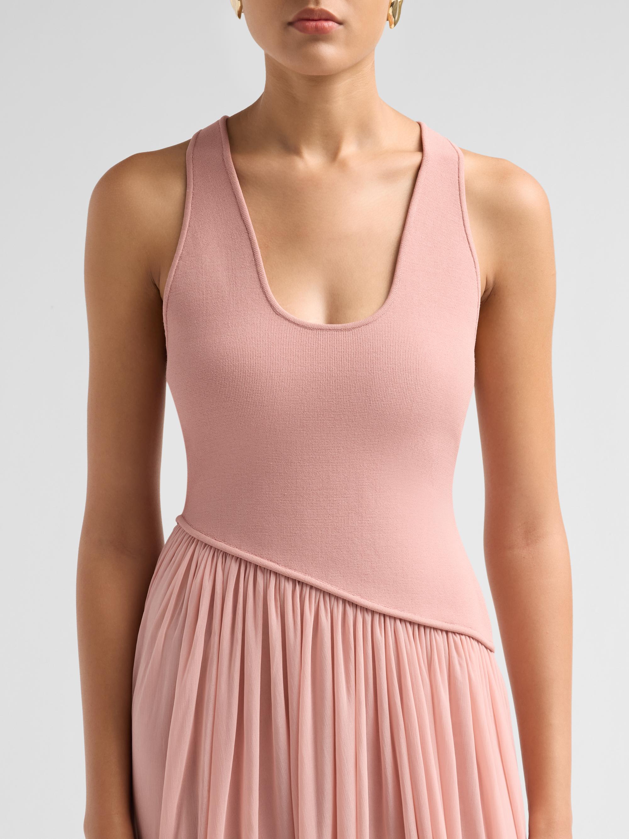 Ronny Kobo Women's Meyer Asymmetric Midi Dress - Mauve | Thumbnail 5