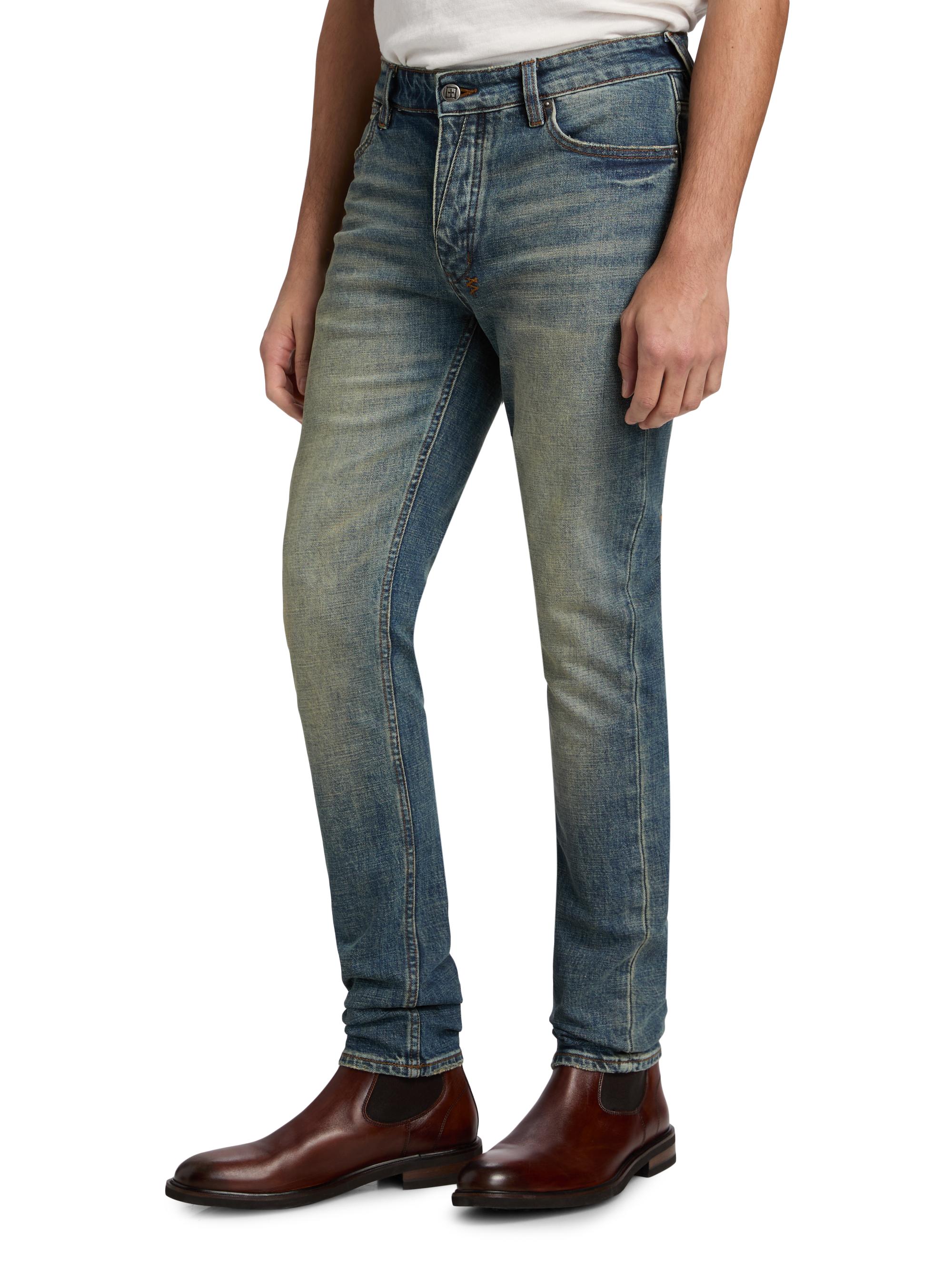 Van Winkle Whiskered Stretch-Cotton Jeans