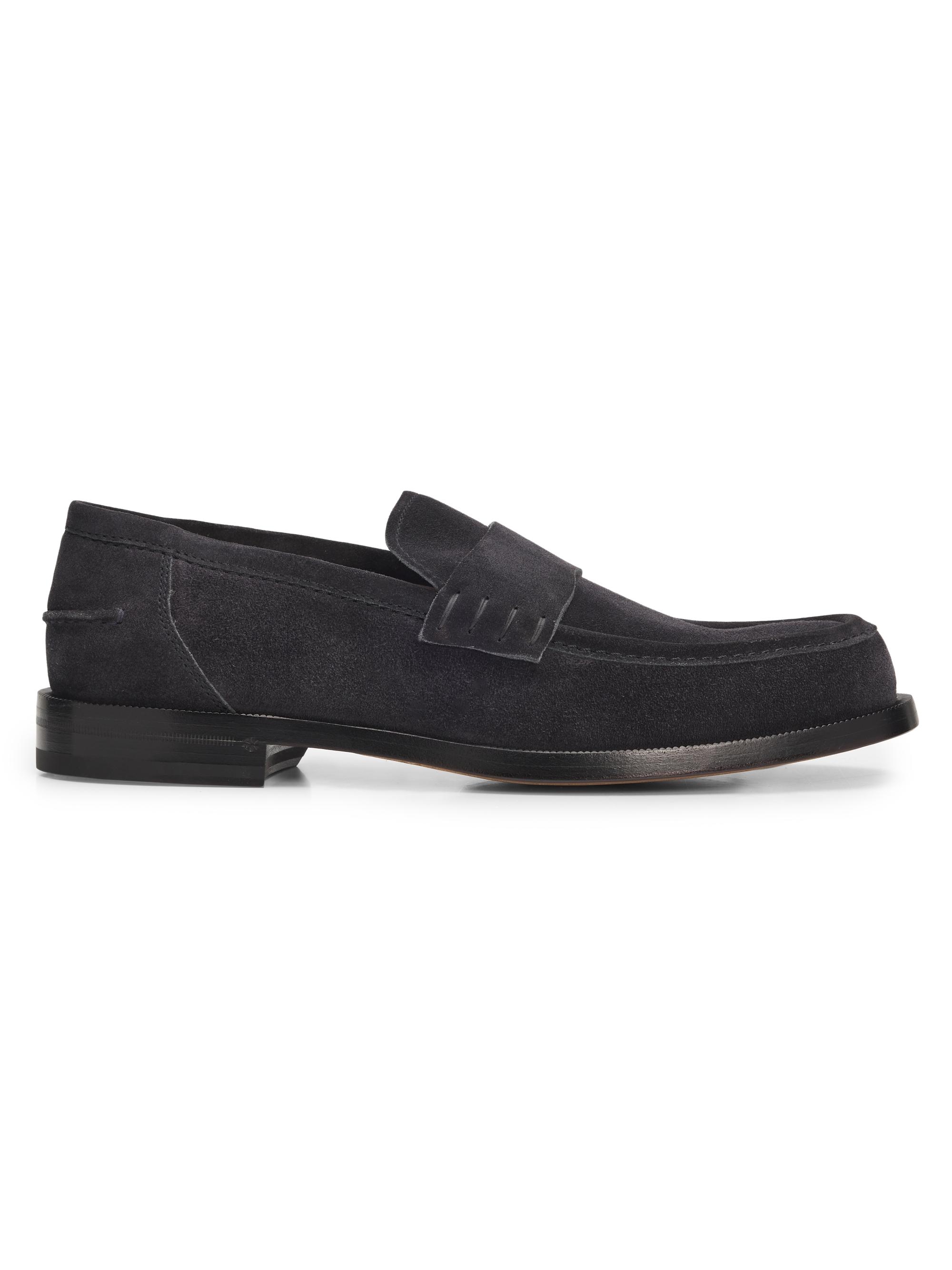 Gianvito Rossi Men's Preppy 45MM Suede Penny Loafers - Texan
