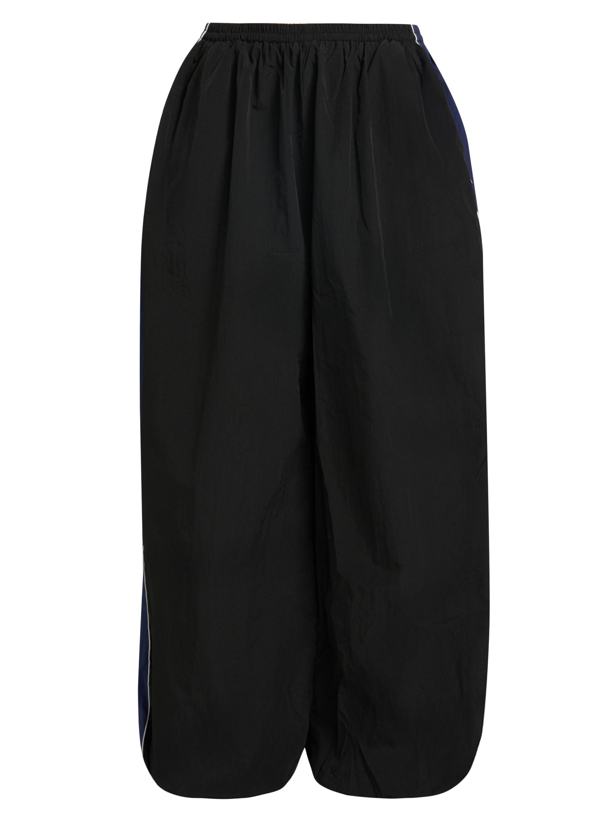 Ronny Kobo Women's Soren Oversized Track Pants - Black Navy