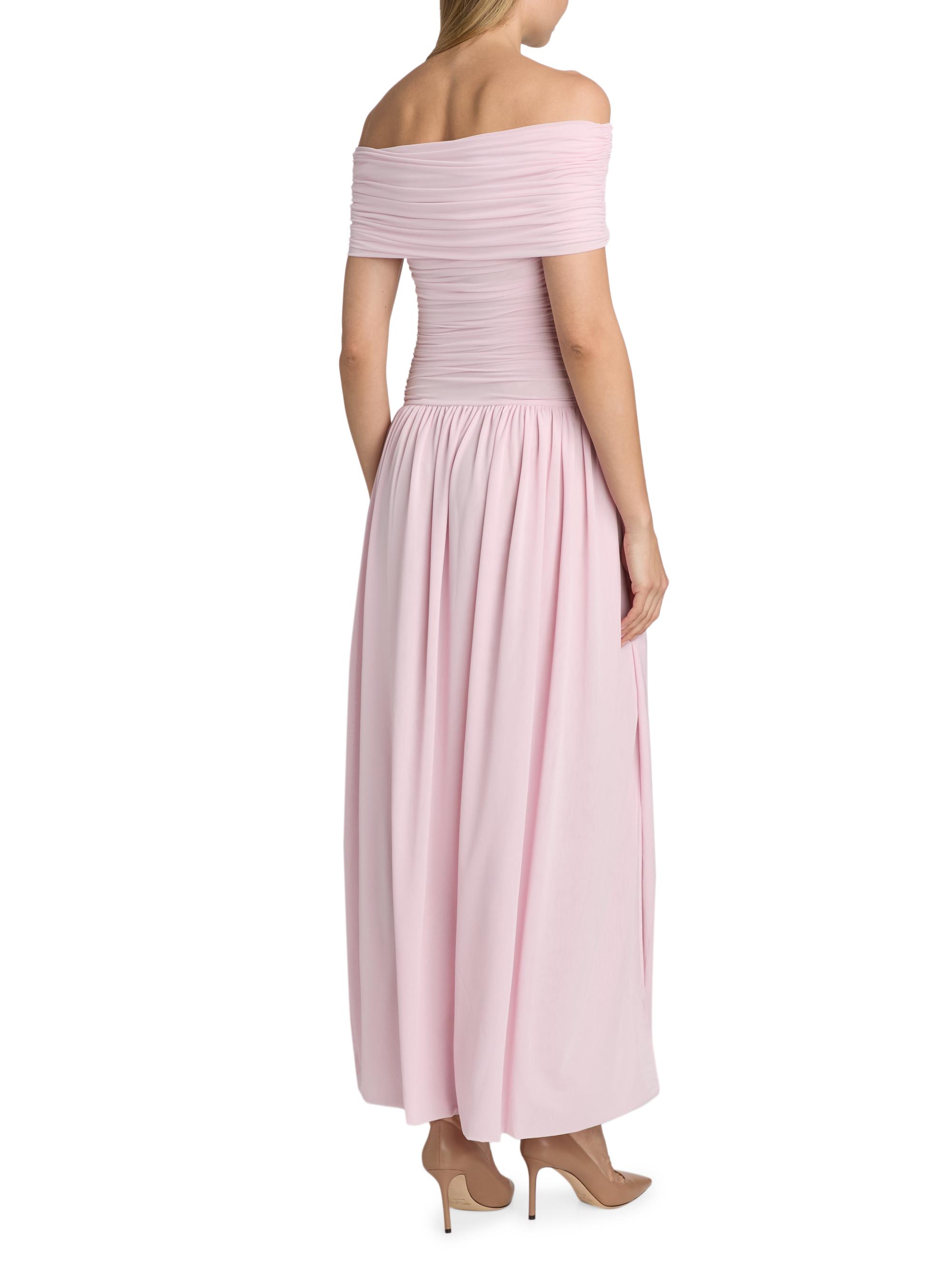 sachin and babi light blue dress Floralie Strapless Gown in Pink Floral