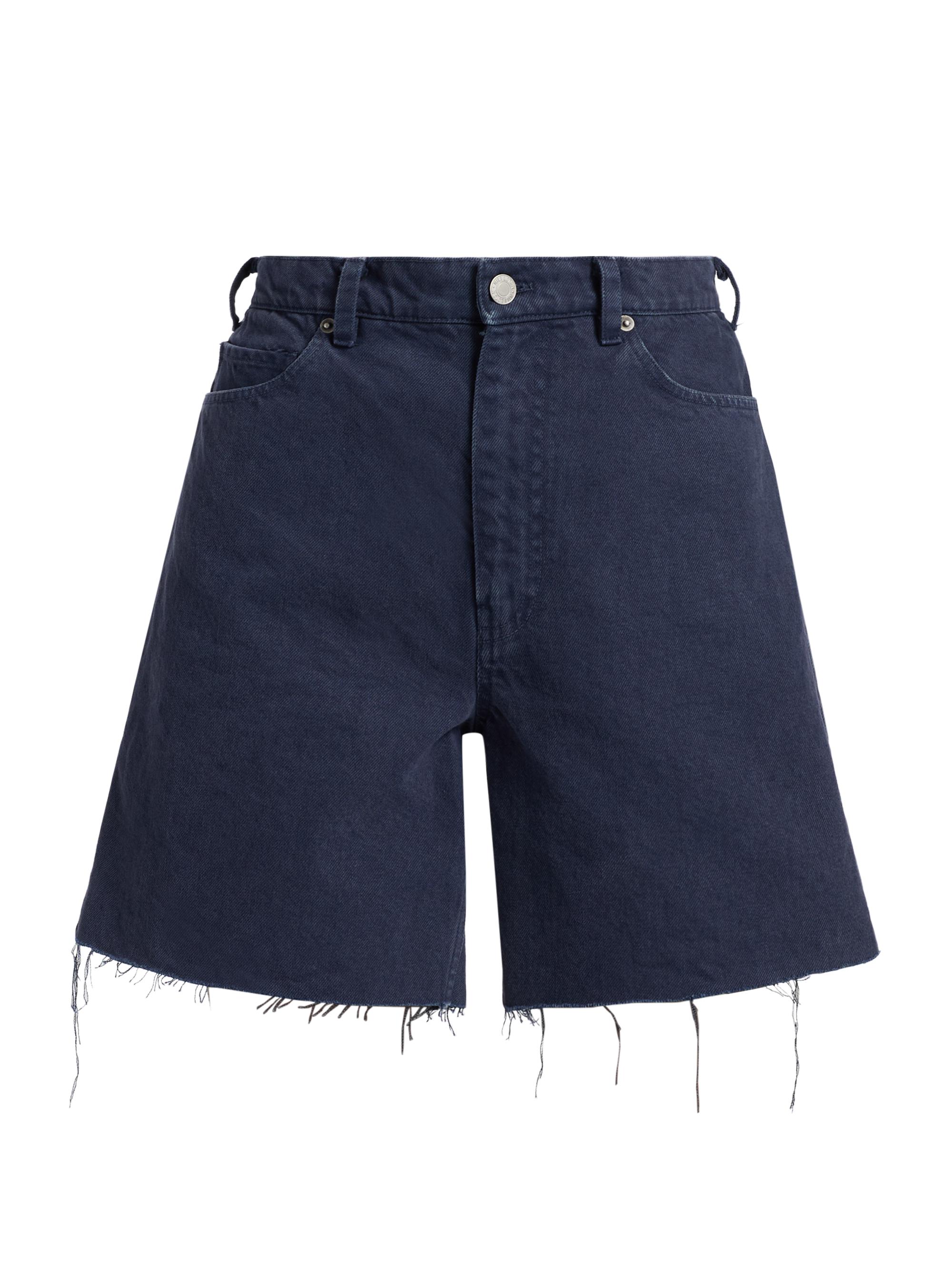 Nili Lotan Women's Russel Denim Bermuda Shorts - Admiral Blue