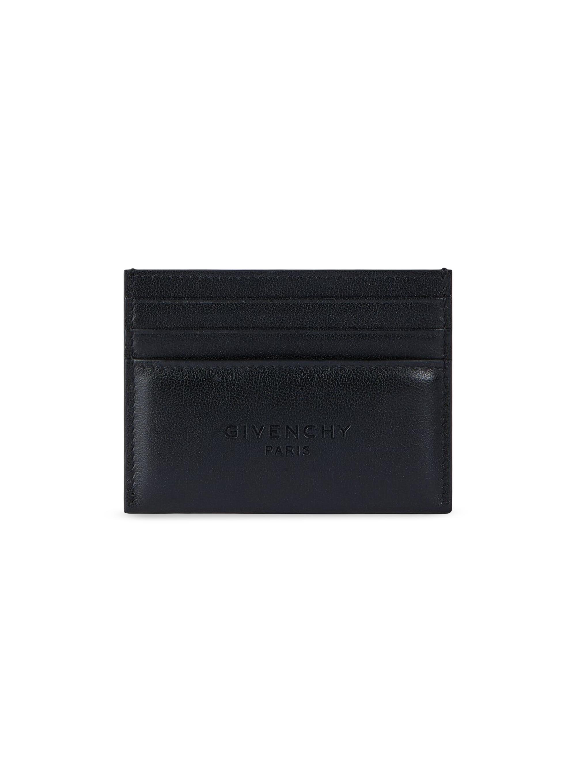 Antigona Stamped Card Holder in Leather