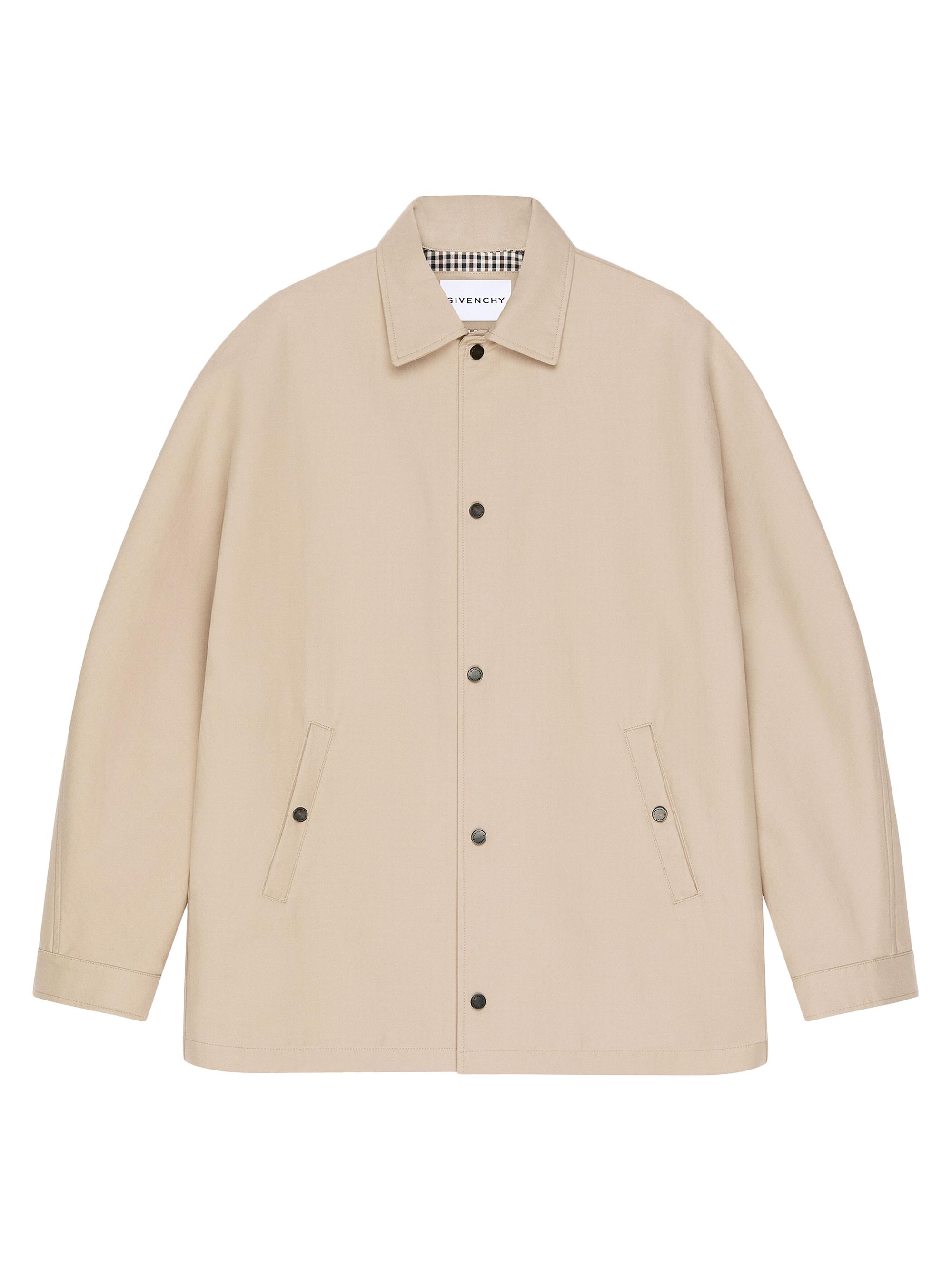 Givenchy Men's Couture Seam Jacket in Cotton with Paris Patch - Beige