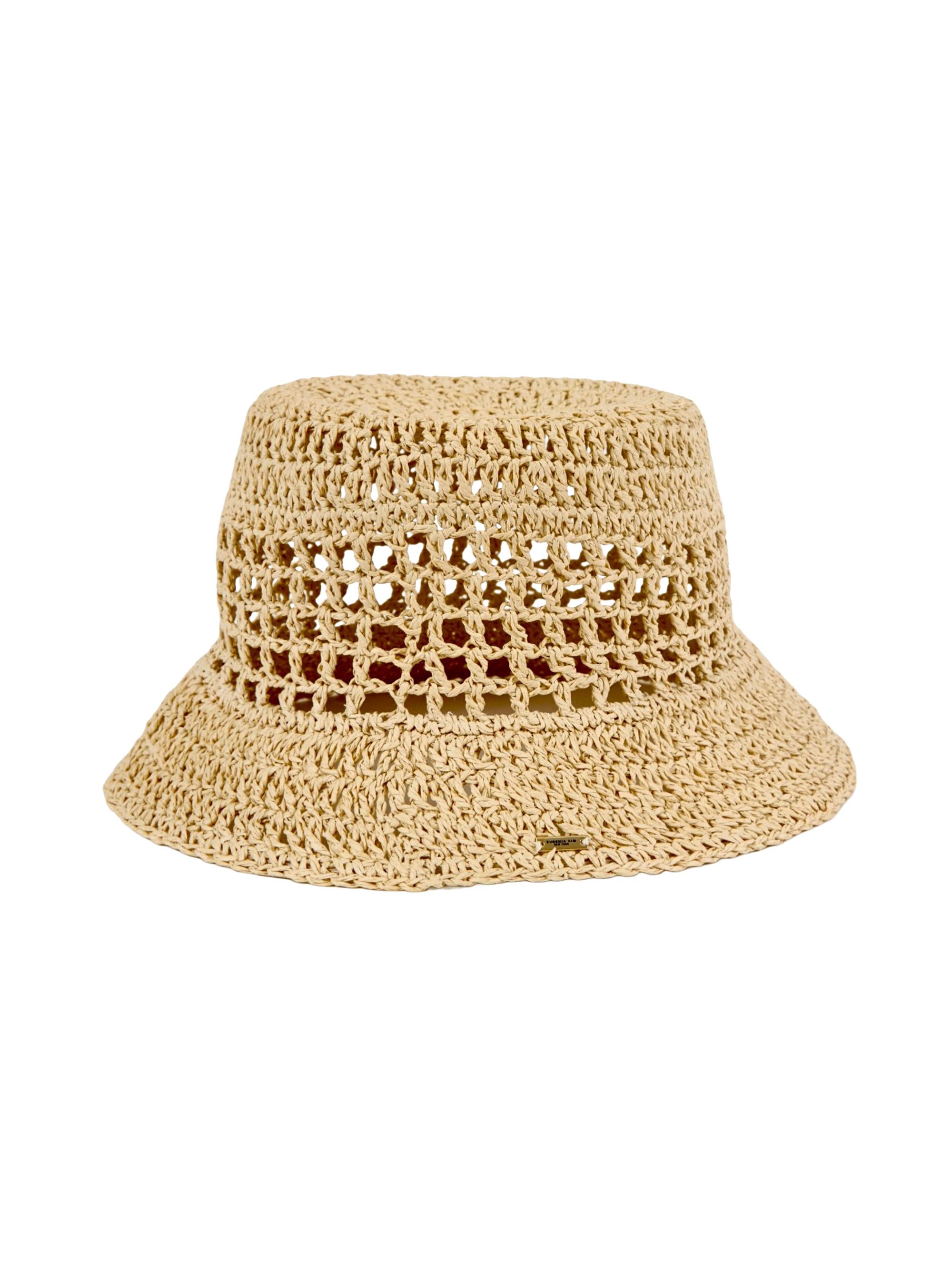 Eugenia Kim Women's Cruise Jonah Open-Knit Paper Bucket Hat -