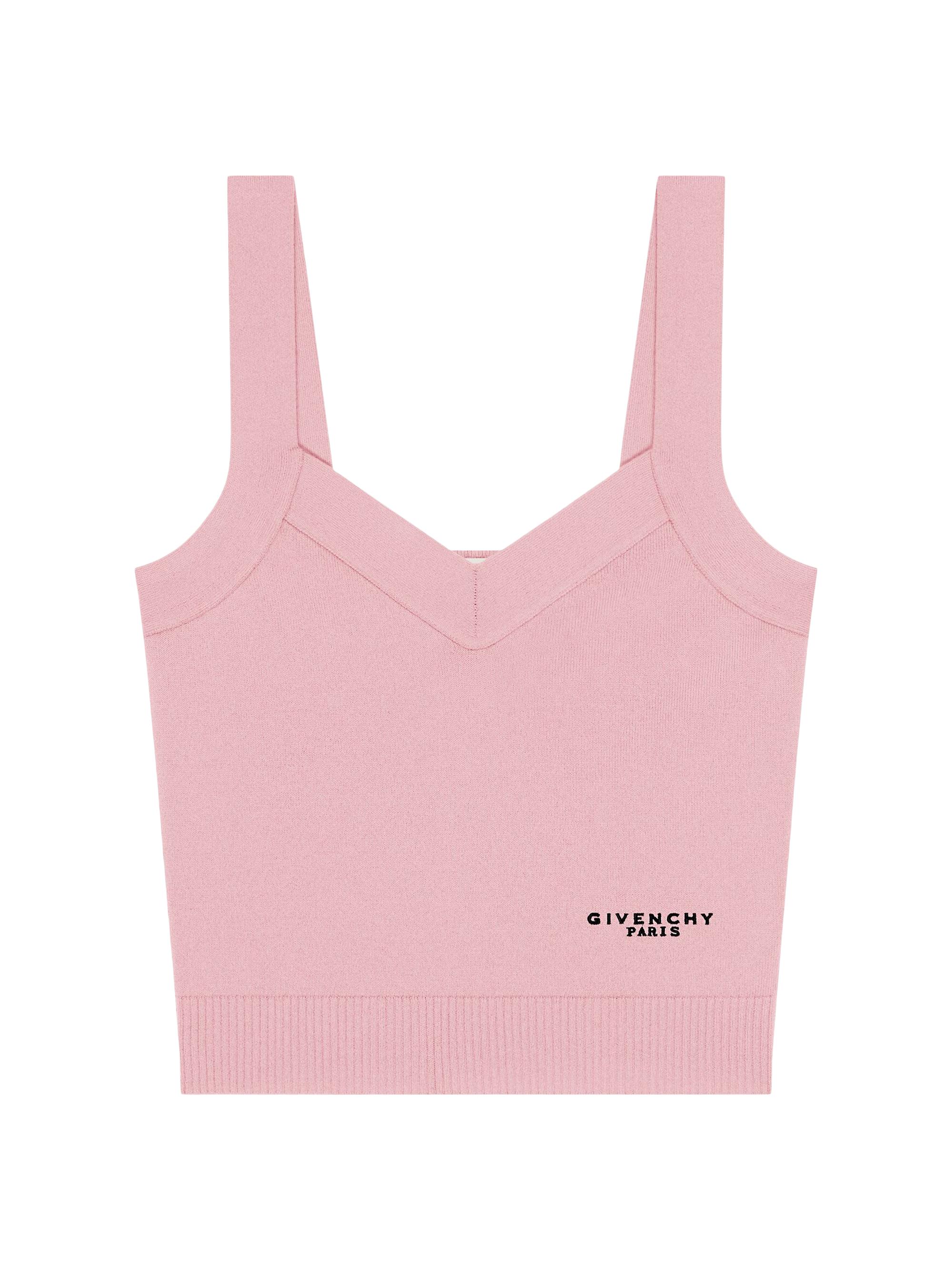 Givenchy Women's Tank Top in Wool and Cashmere - Light Pink