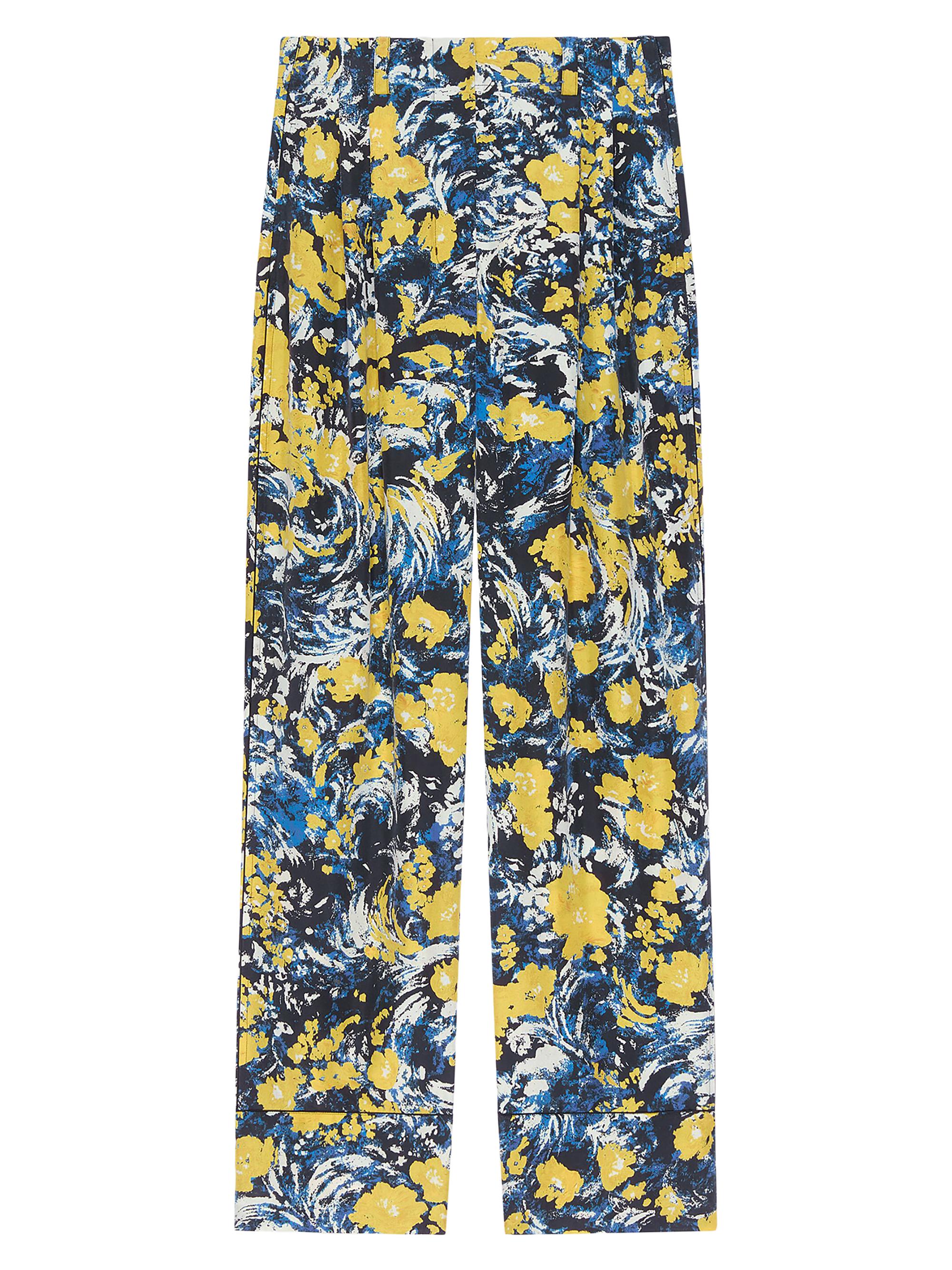 Givenchy Women's Pyjama Pants in Viscose with Floral Print