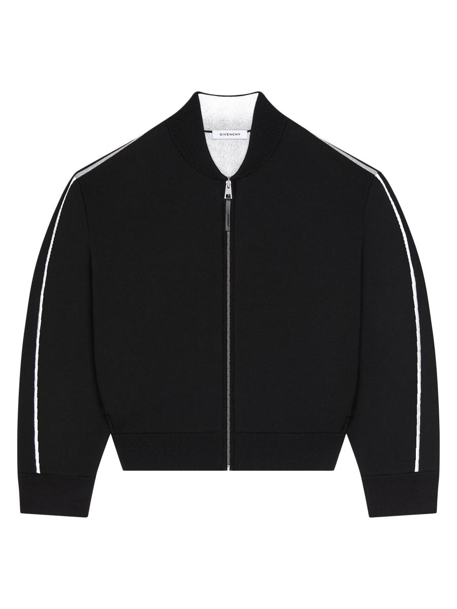 Givenchy Men's Couture Seam Cardigan In Wool Jacquard In Multi