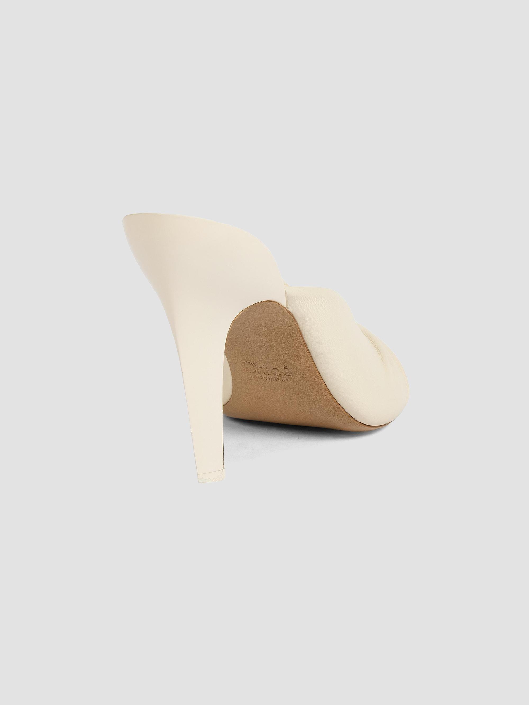 Chloé Suzie Peep-Toe Leather Mules | Saks Fifth Avenue