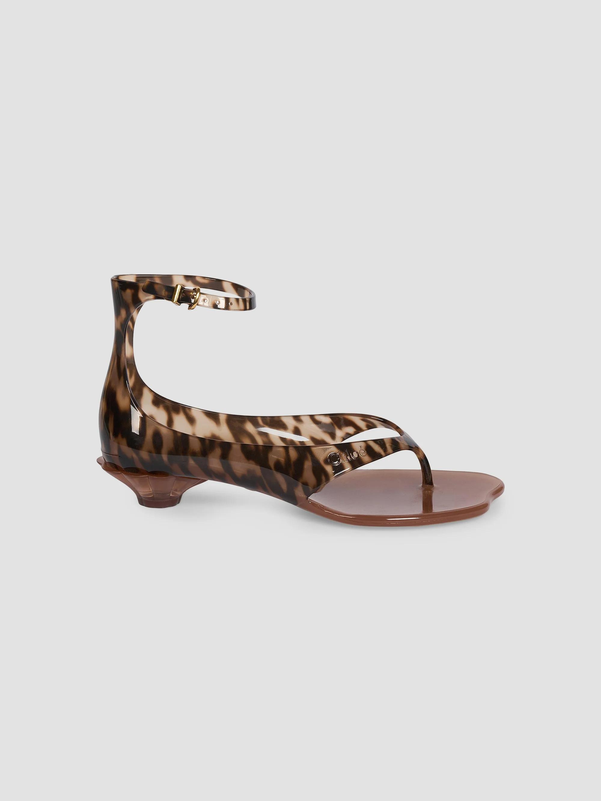 Fendi FF 95MM Traced Heel Sandals | Saks Fifth Avenue