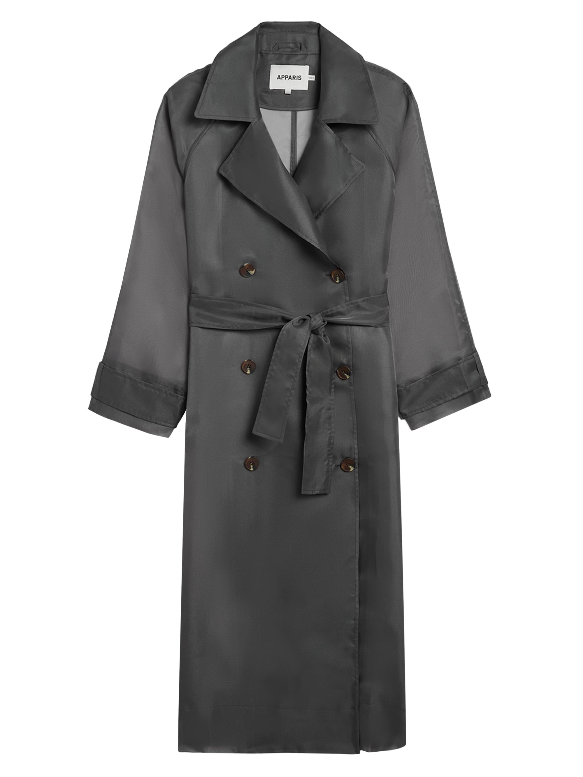 RT-150448Burberry'sコートmade in England Reversible Wool Wrap Coat in Black 11/7 update title and Tab 1