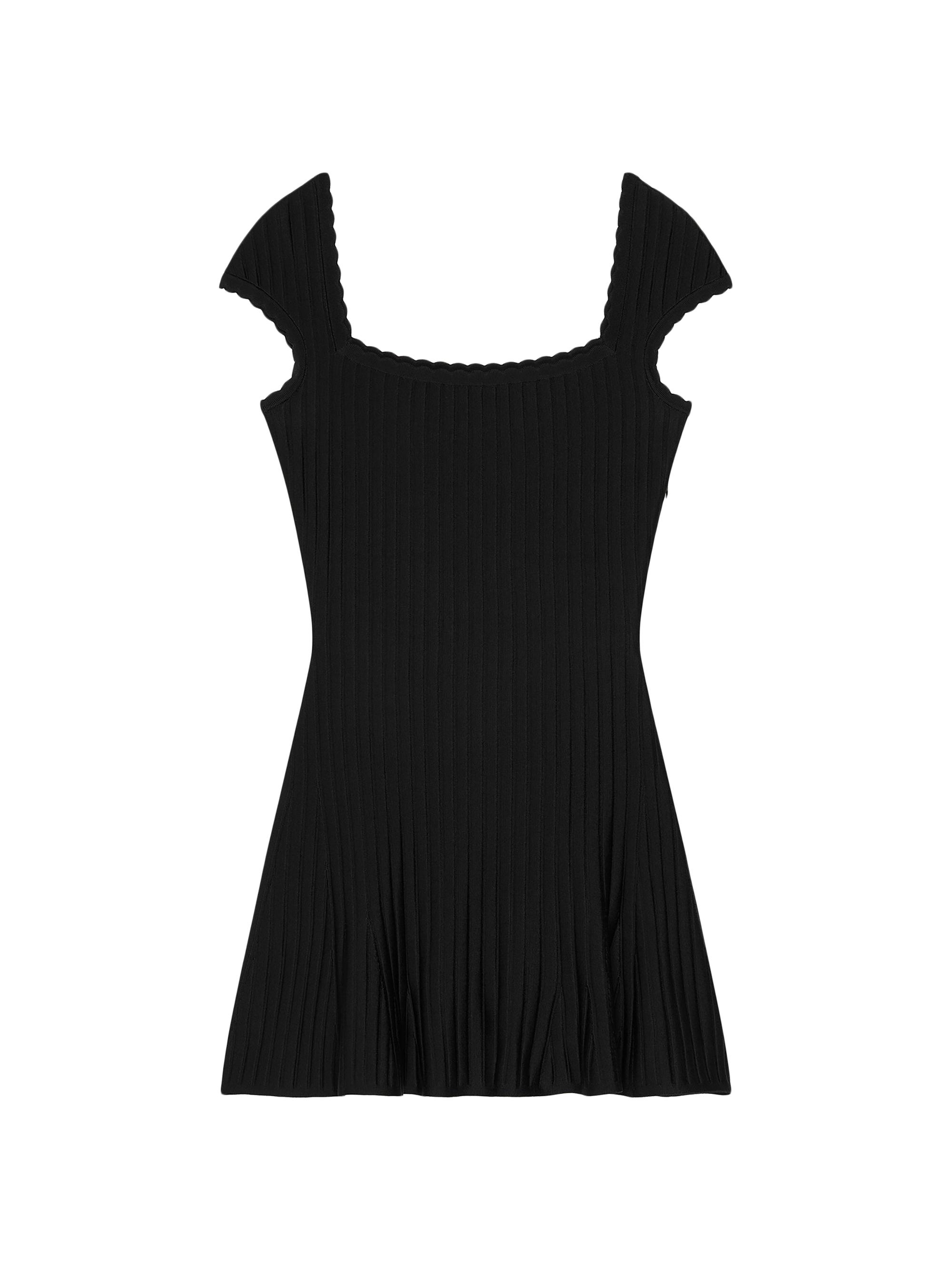 Givenchy Women's A-Line Dress in Rib - Black