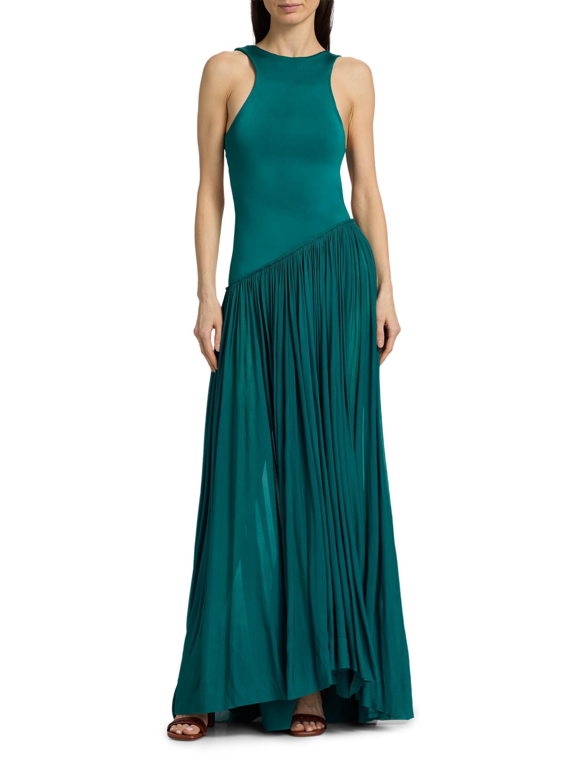 Zimmermann Luna Jersey Asymmetric Maxi Dress | Saks Fifth Avenue