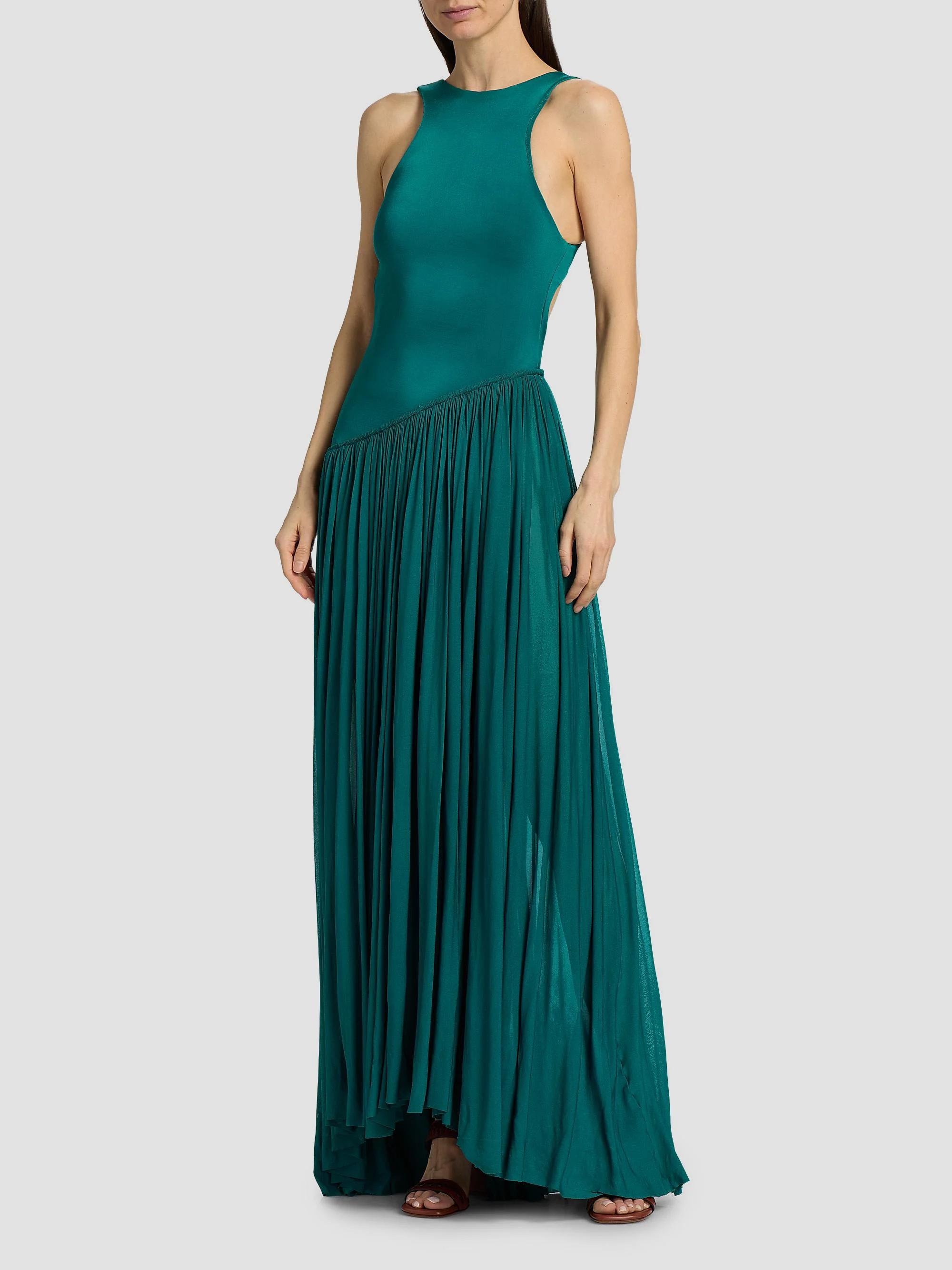 Zimmermann Luna Jersey Asymmetric Maxi Dress | Saks Fifth Avenue