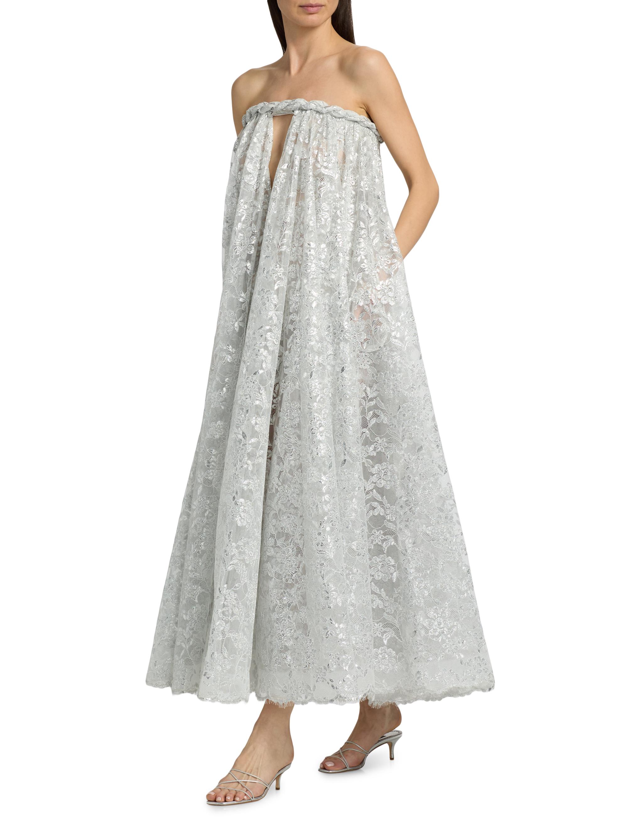 Zimmermann Carousel Metallic Twist Gown | Saks Fifth Avenue