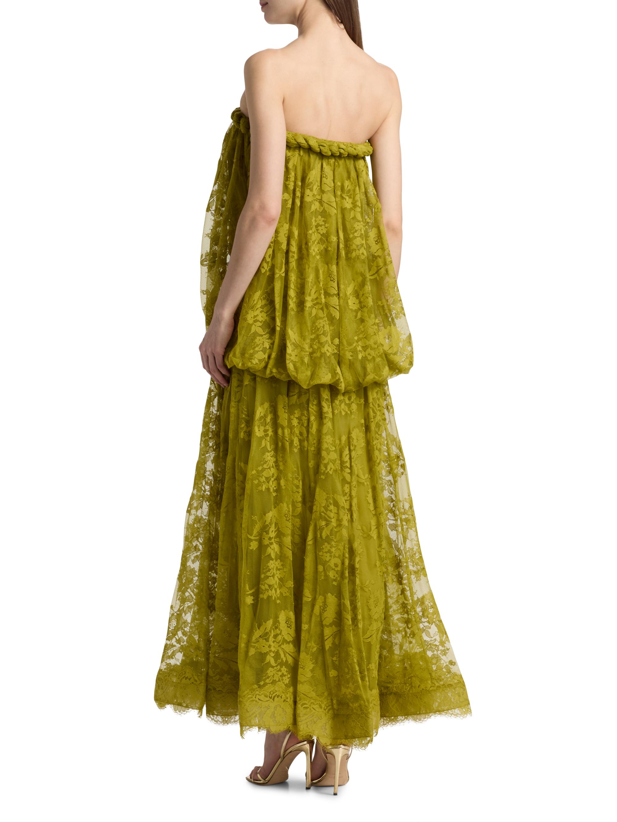 Zimmermann Luna Lace Bandeau Gown | Saks Fifth Avenue