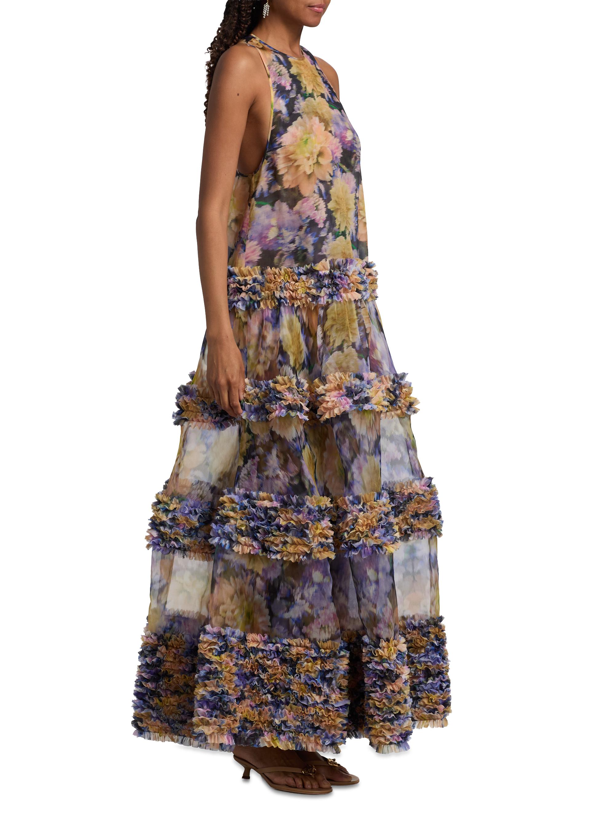 luna ruffle maxi dress Luna's Ethereal Flow Ruffle Maxi Dress  Luna Mae