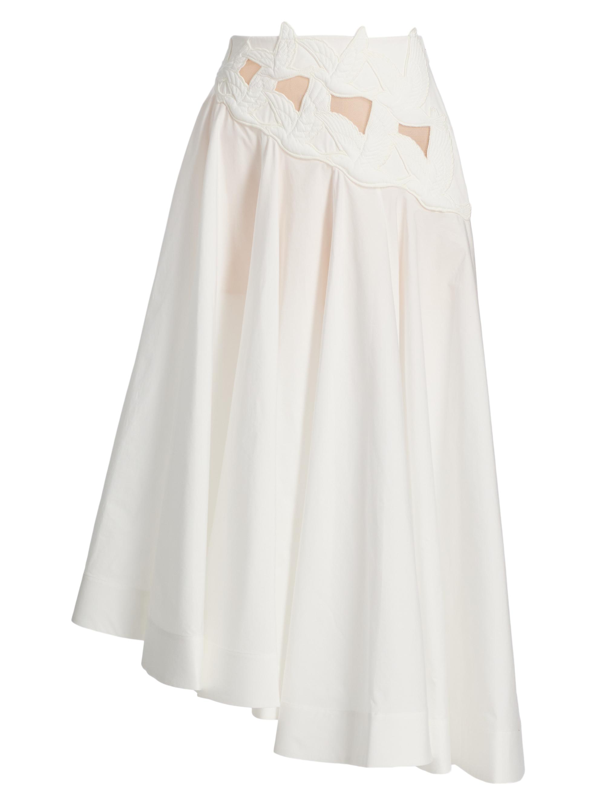 Zimmermann Luna Applique Cotton Maxi Skirt | Saks Fifth Avenue