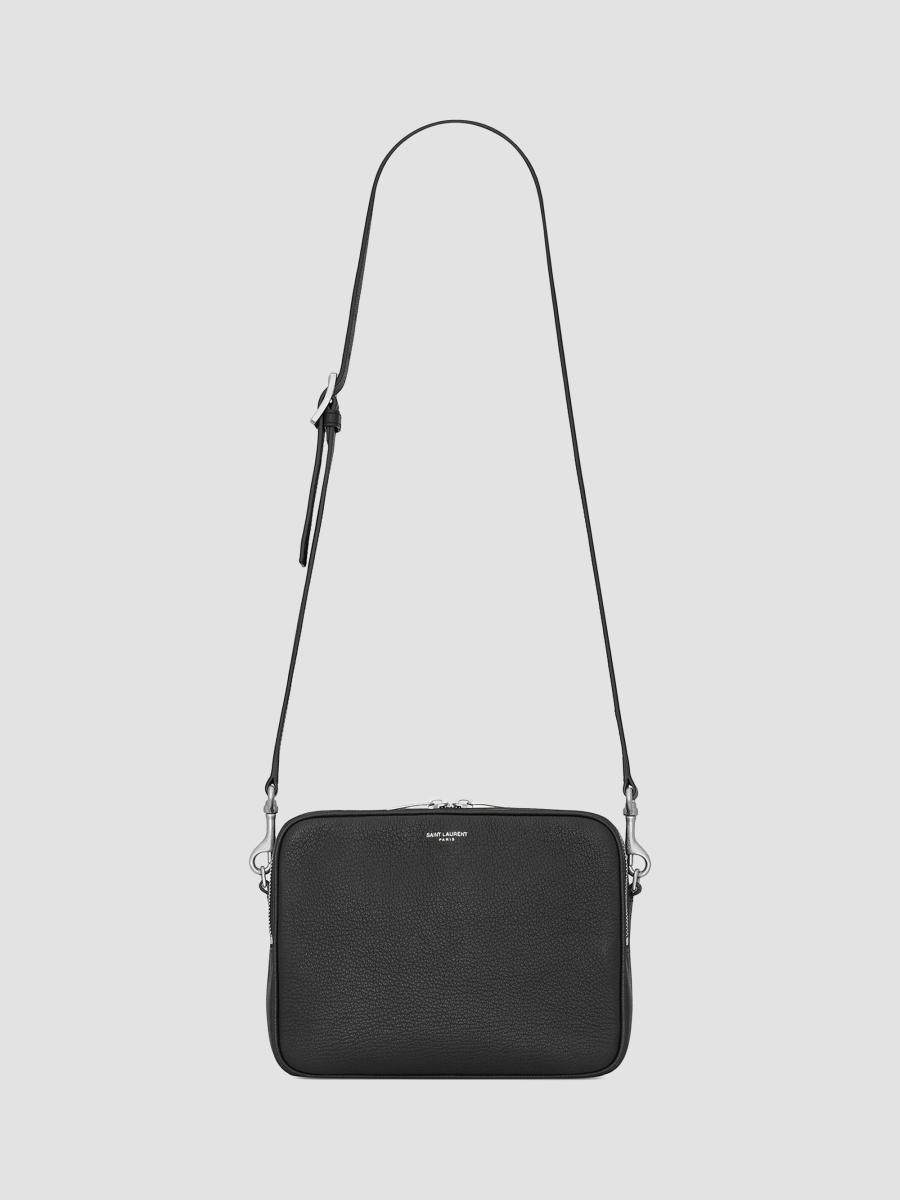 Saint Laurent Small Camera Bag in Grained Leather | Saks Fifth Avenue