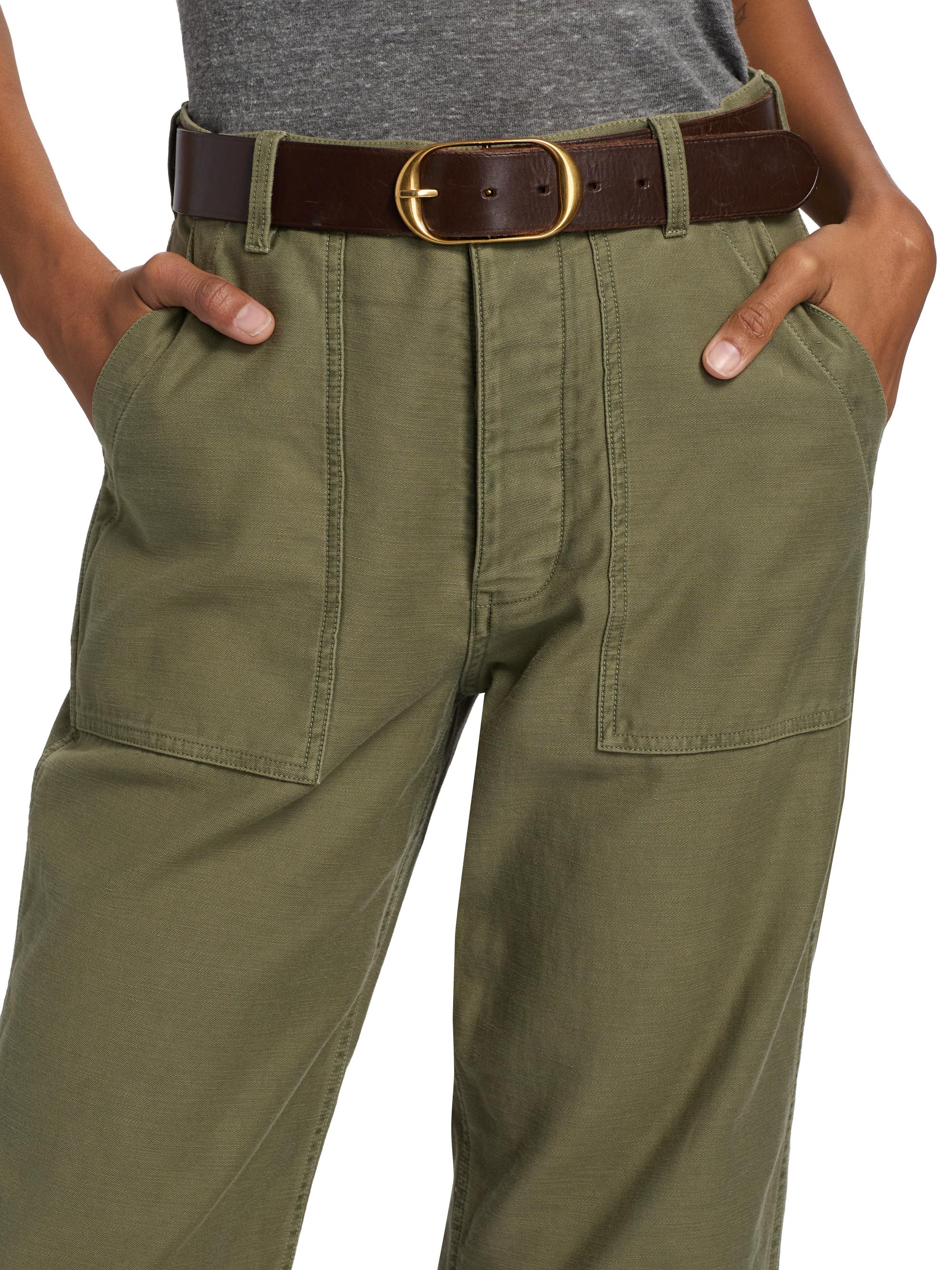 Nili Lotan Earl Cotton Canvas Pants | Saks Fifth Avenue