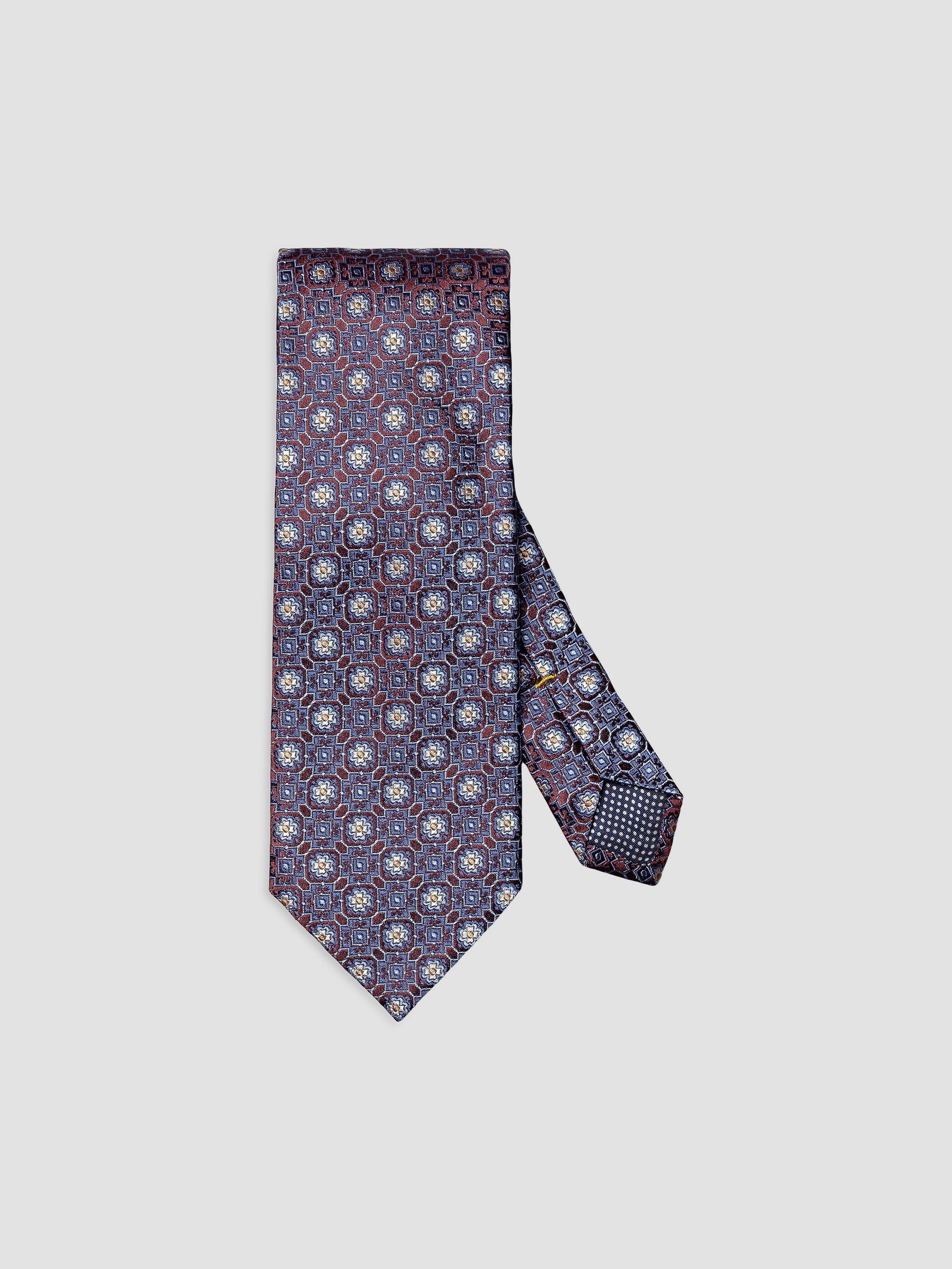 Eton Men's Medallion Silk Tie - Red | Thumbnail 5