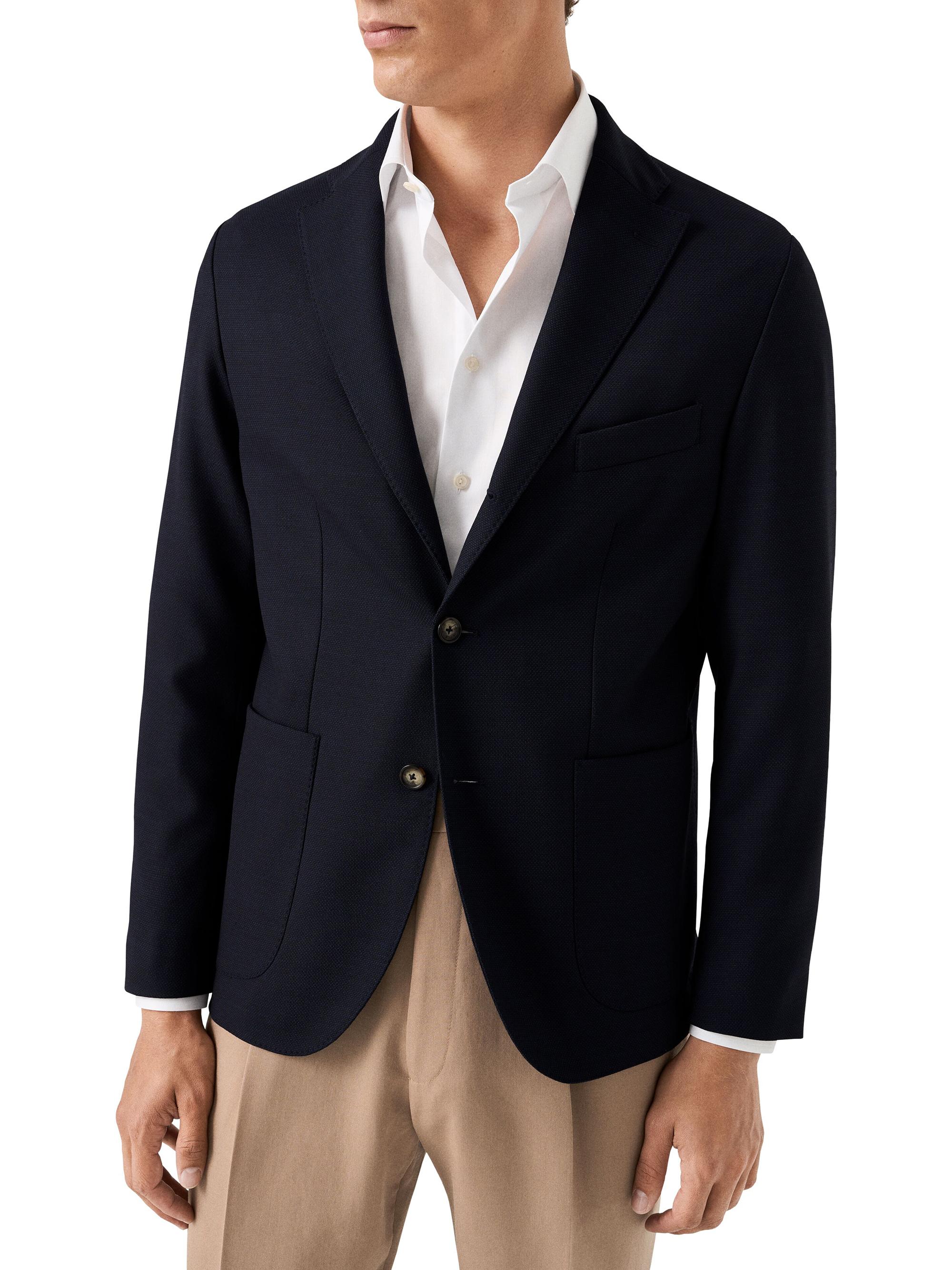 Eton Men's Lana Tech Soft Travel Jacket - Blue | Thumbnail 9