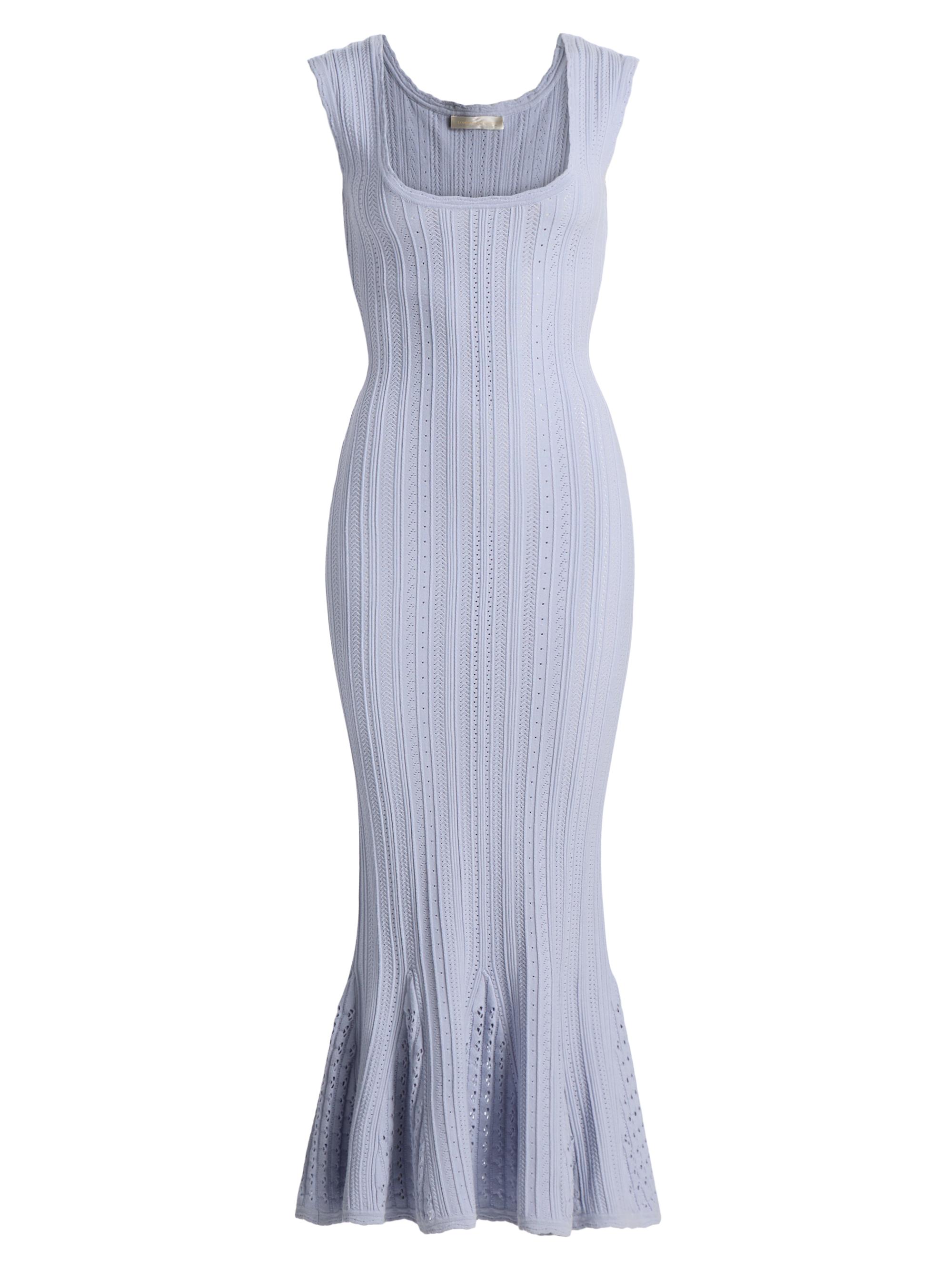 Tayleen Pointelle Midi-Dress