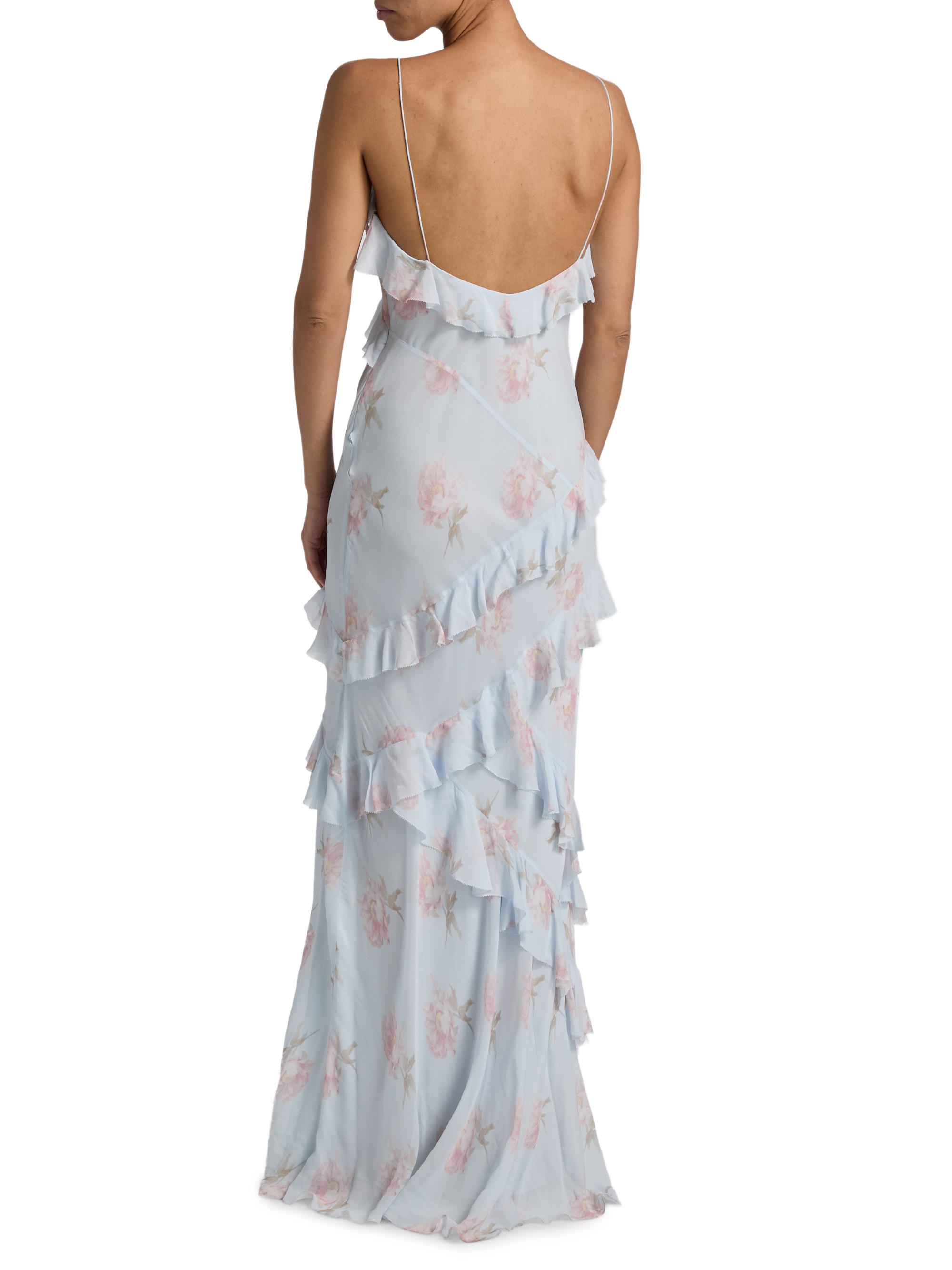 LoveShackFancy Rialto Floral Maxi Dress | Saks Fifth Avenue