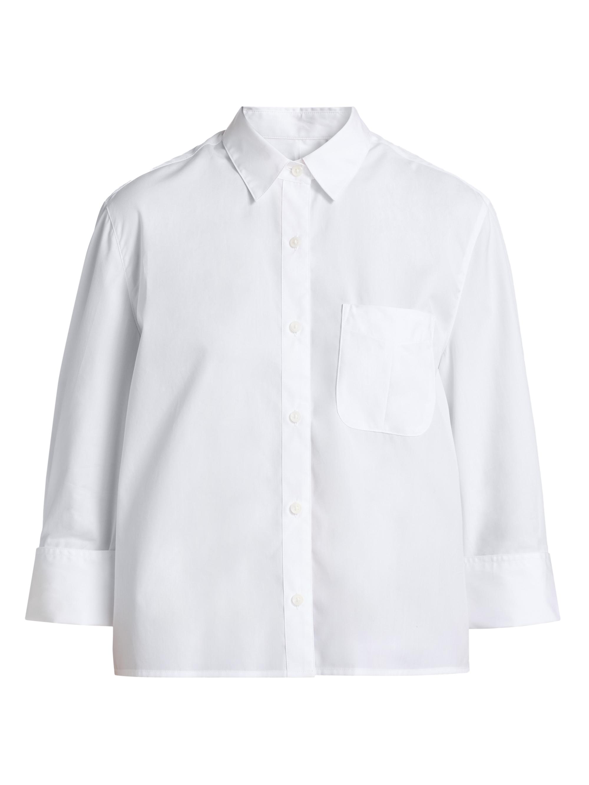 rag & bone Women's Lucia Cotton Poplin Button-Front Shirt - White