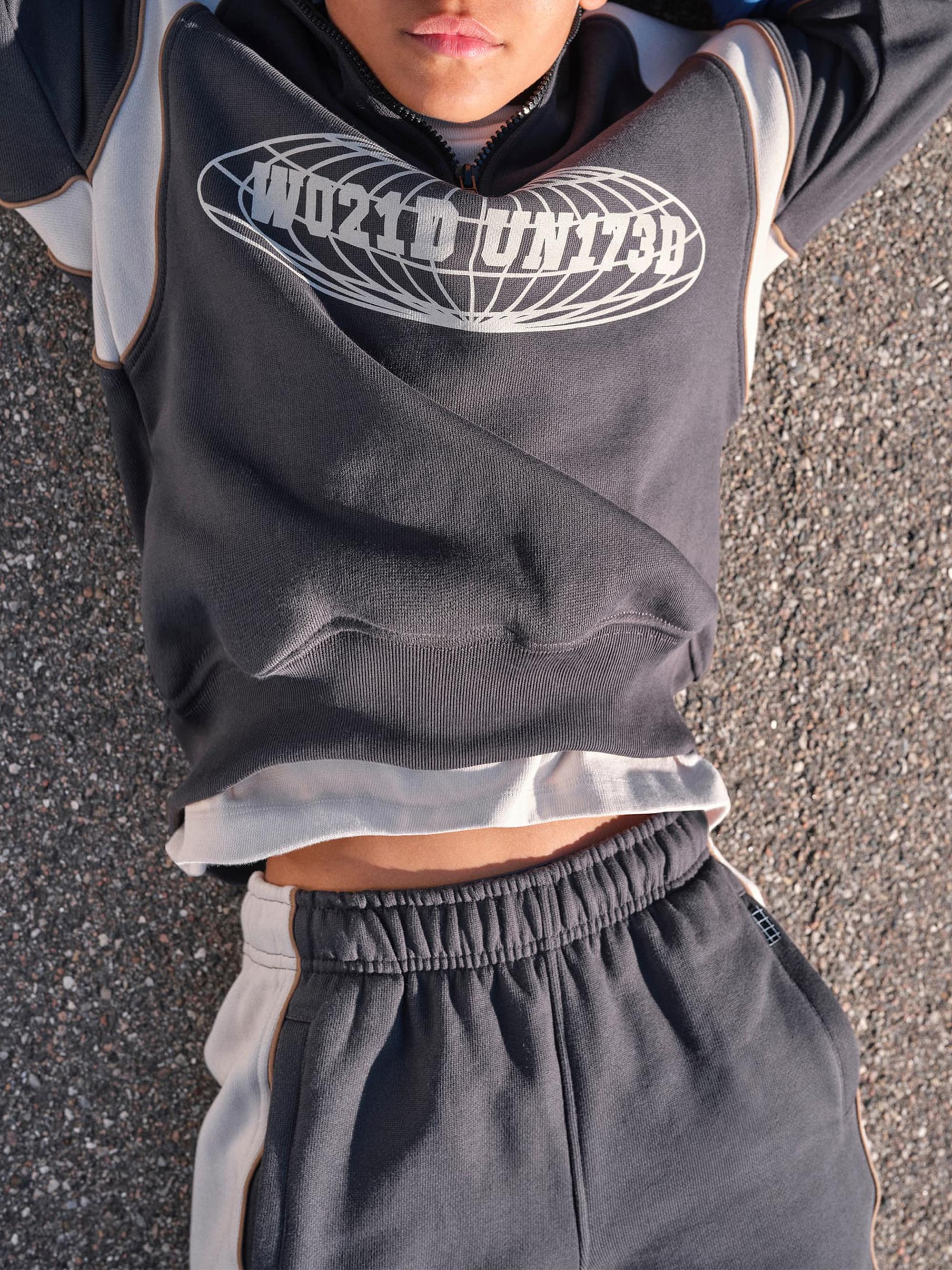 Molo Little Boy's & Boy's Marty Half-Zip Pullover Sweatshirt - Pirate Black | Thumbnail 7