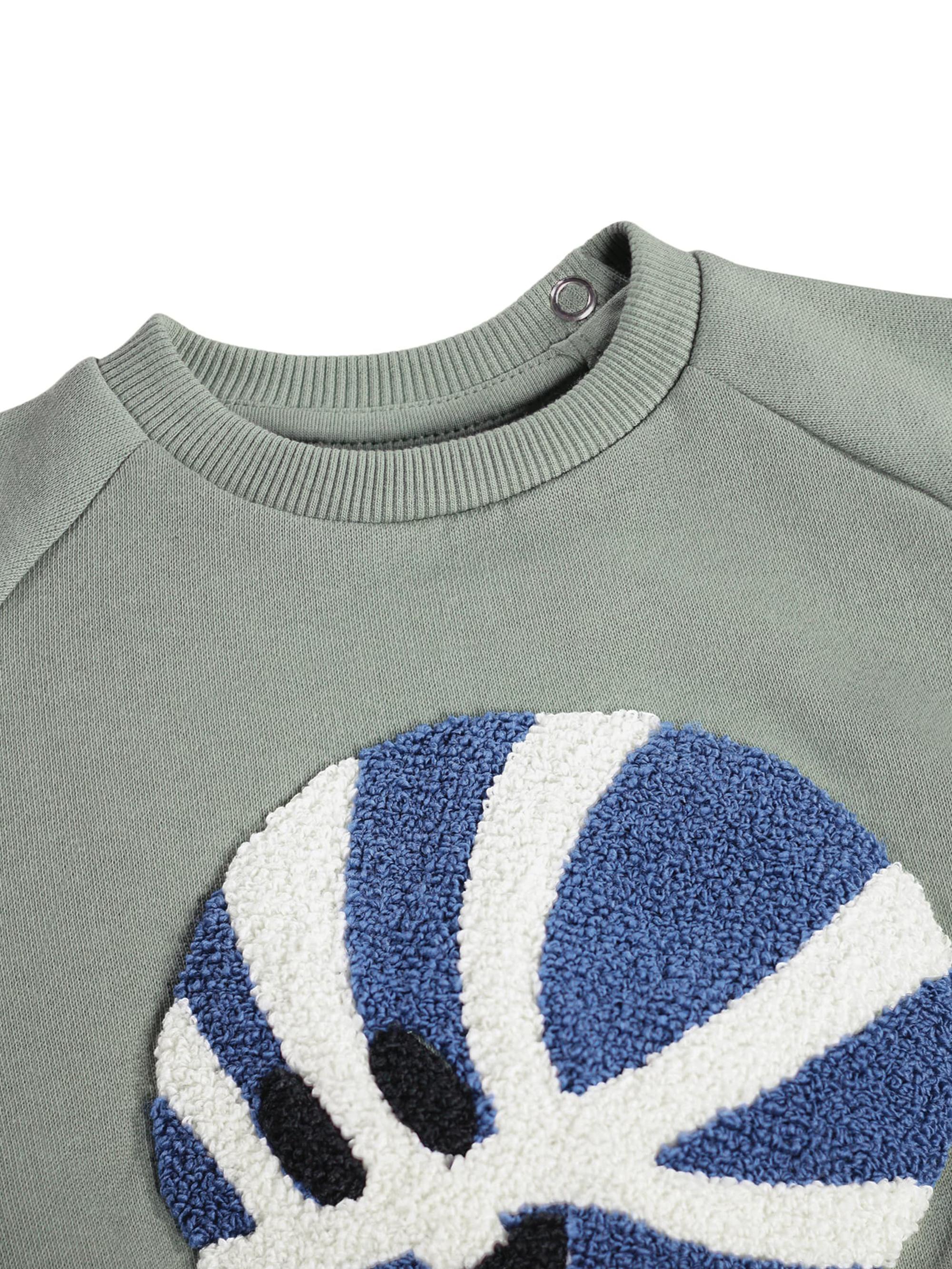 Molo Baby's & Little Kid's Chenille Basketball Sweater - Cladonia | Thumbnail 4