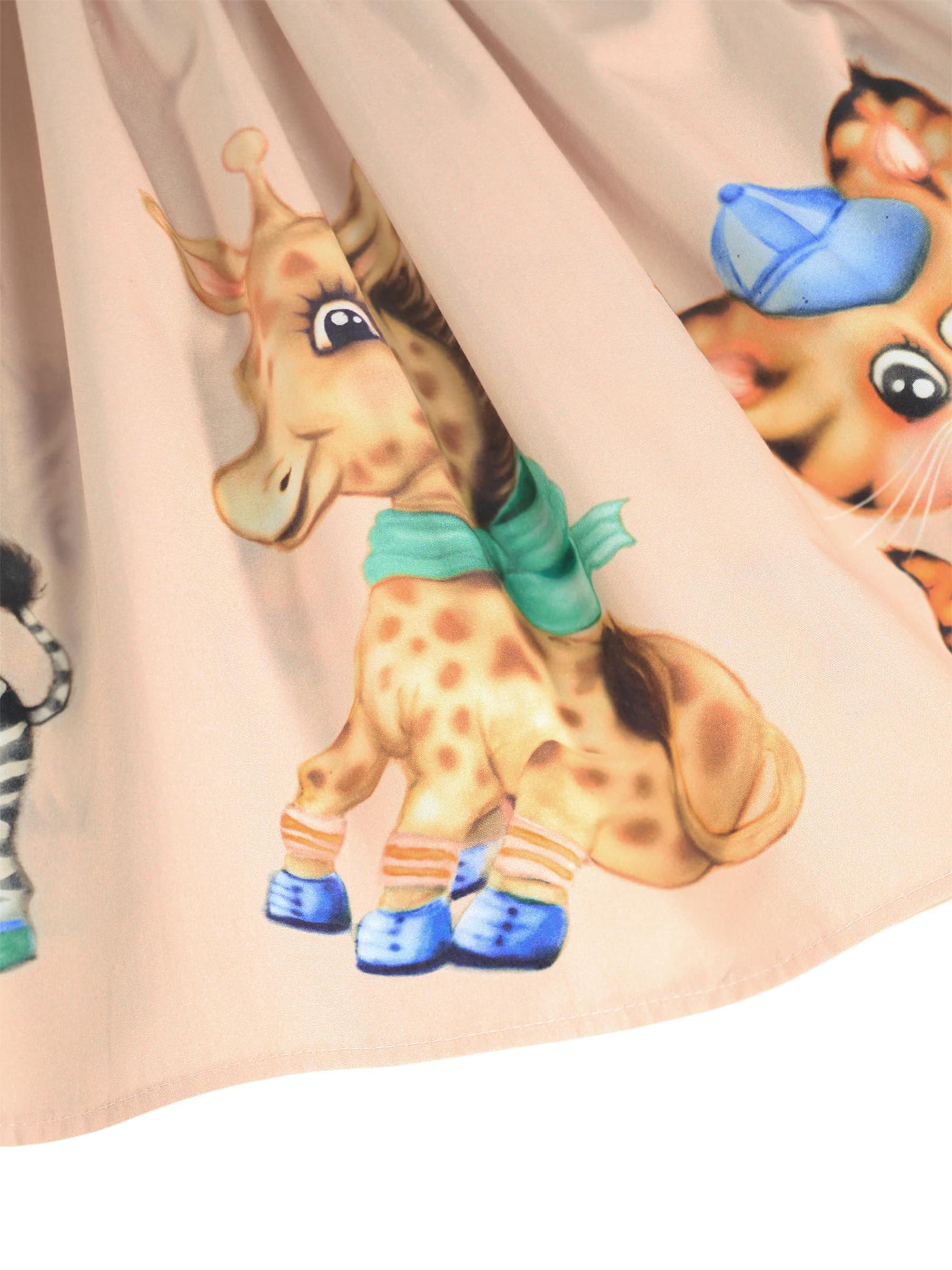 Molo Little Girl's & Girl's Cissa Printed A-Line Dress - Vintage Blush | Thumbnail 4
