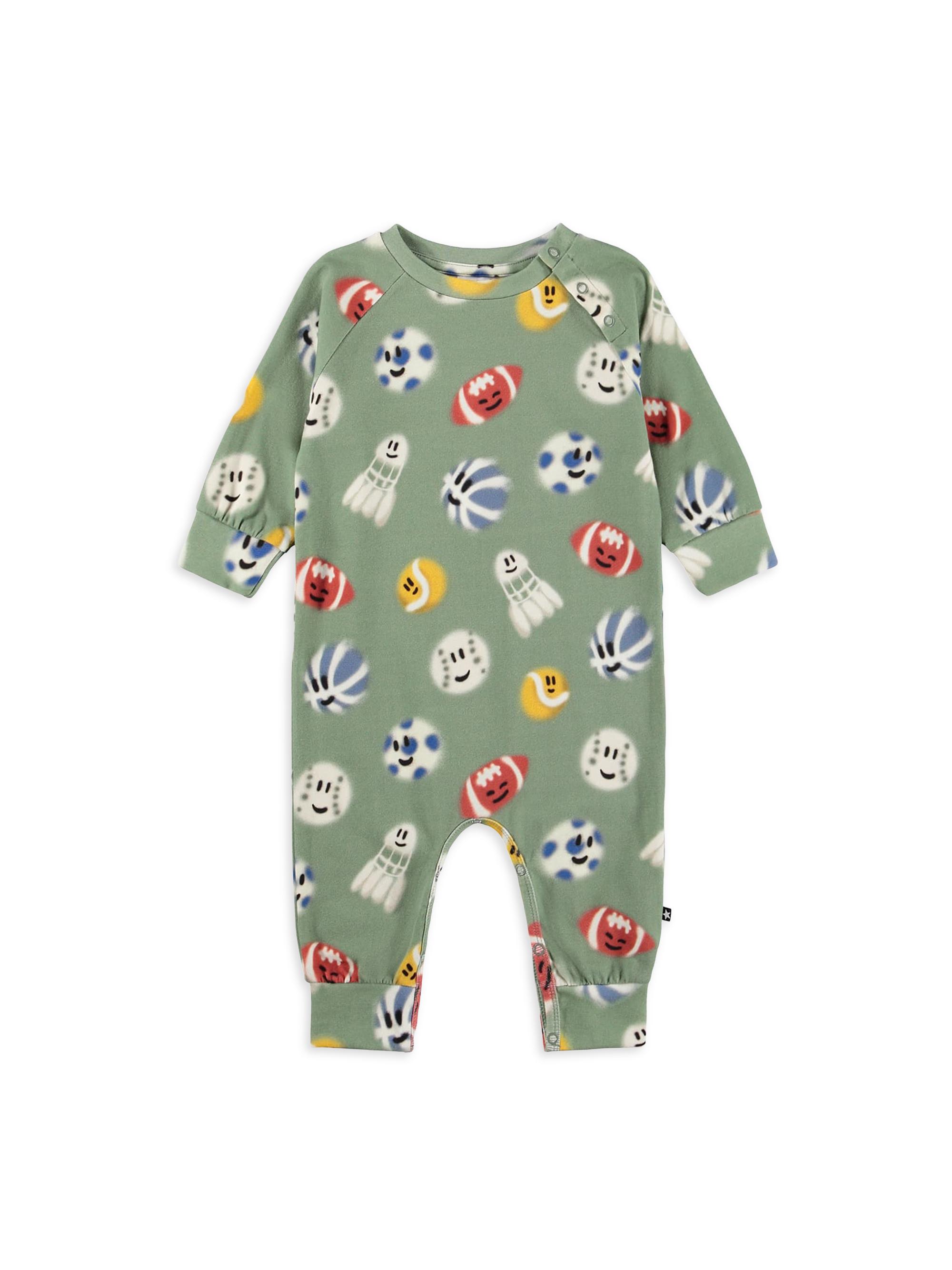 Molo Baby Boy's Fairfax Sport Coverall - Cutie Balls 12 Months