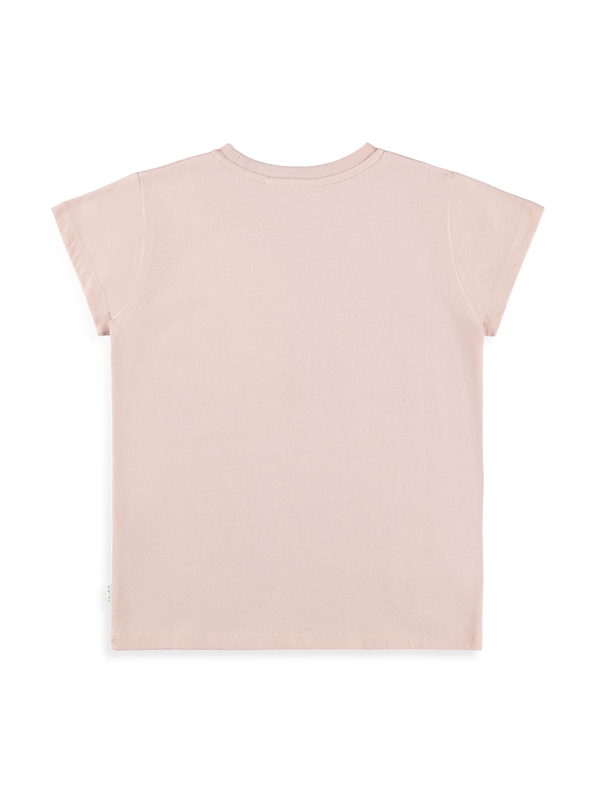 Molo Little Girl's & Girl's Ranva Sequin Heart T-Shirt - Petal Blush | Thumbnail 2