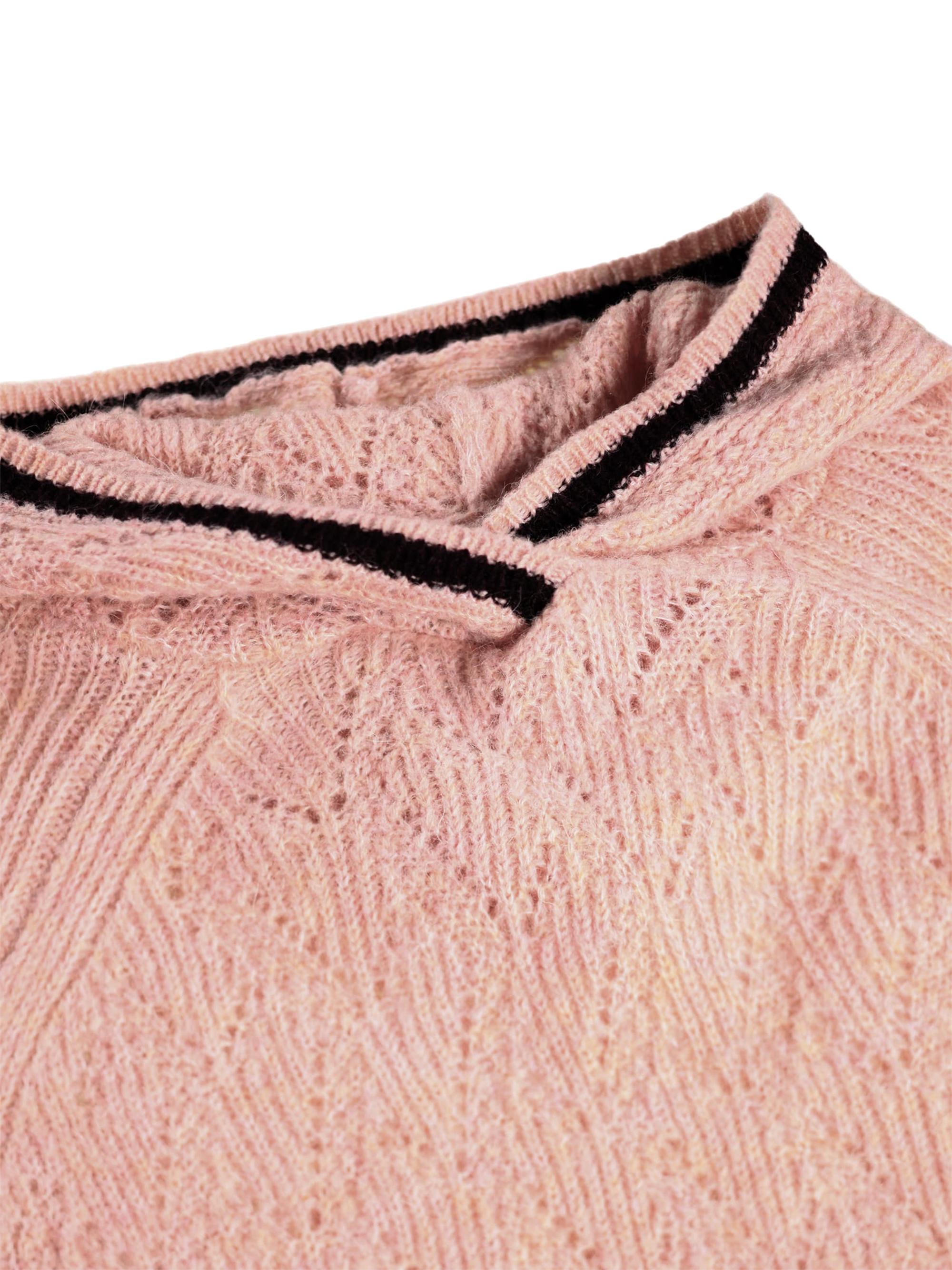 Molo Little Girl's & Girl's Gitta Pointelle-Knit Hoodie - Petal Blush | Thumbnail 4