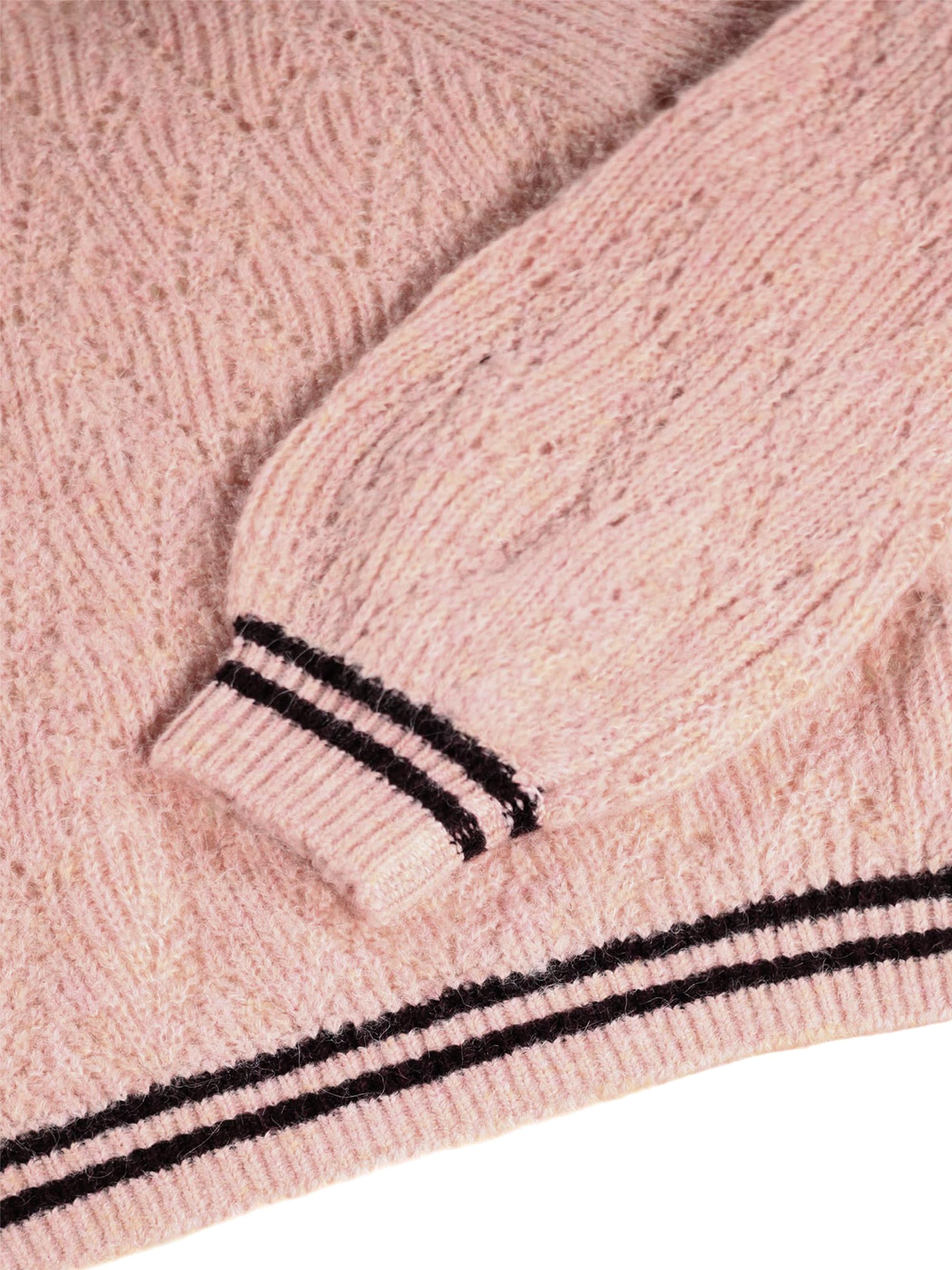 Molo Little Girl's & Girl's Gitta Pointelle-Knit Hoodie - Petal Blush | Thumbnail 5