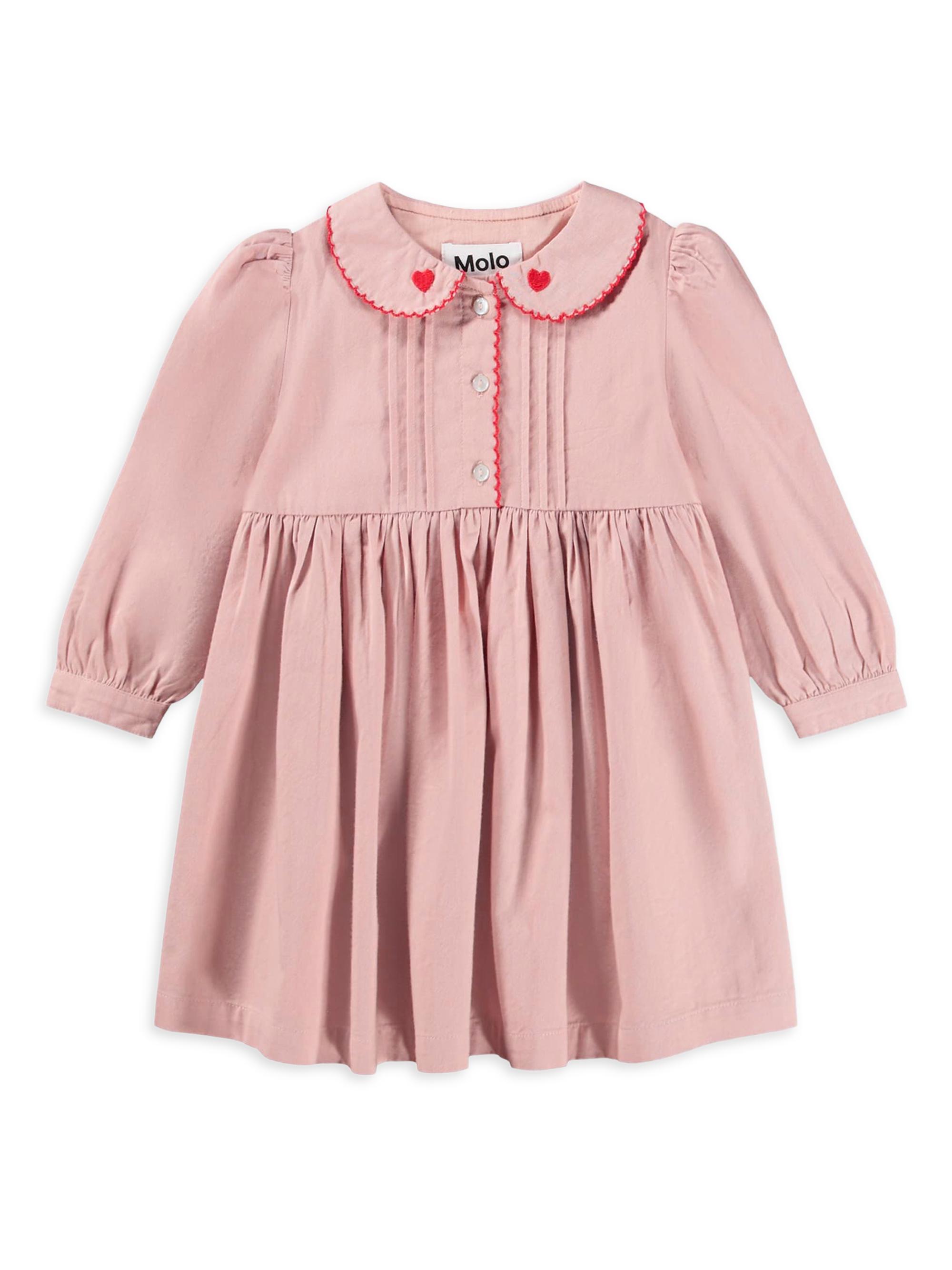 Molo Baby Girl's & Little Girl's Charlette Pintucked Dress - Petal Blush