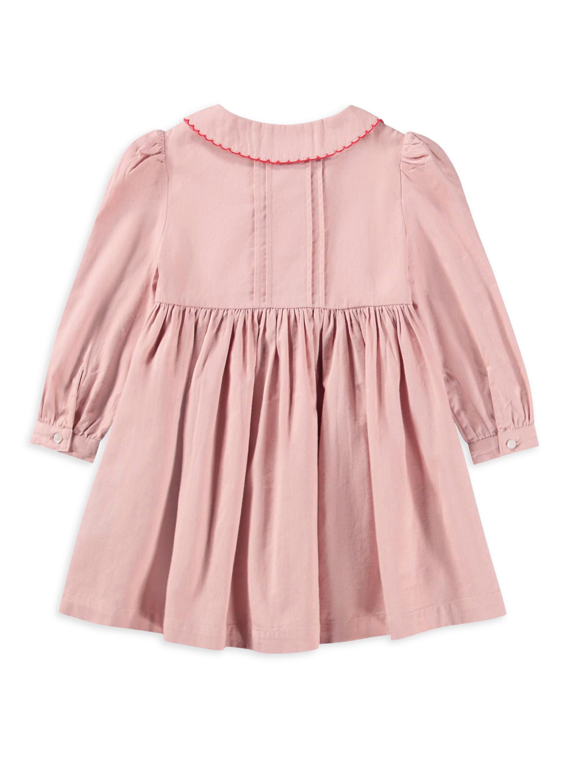 Molo Baby Girl's & Little Girl's Charlette Pintucked Dress - Petal Blush | Thumbnail 2