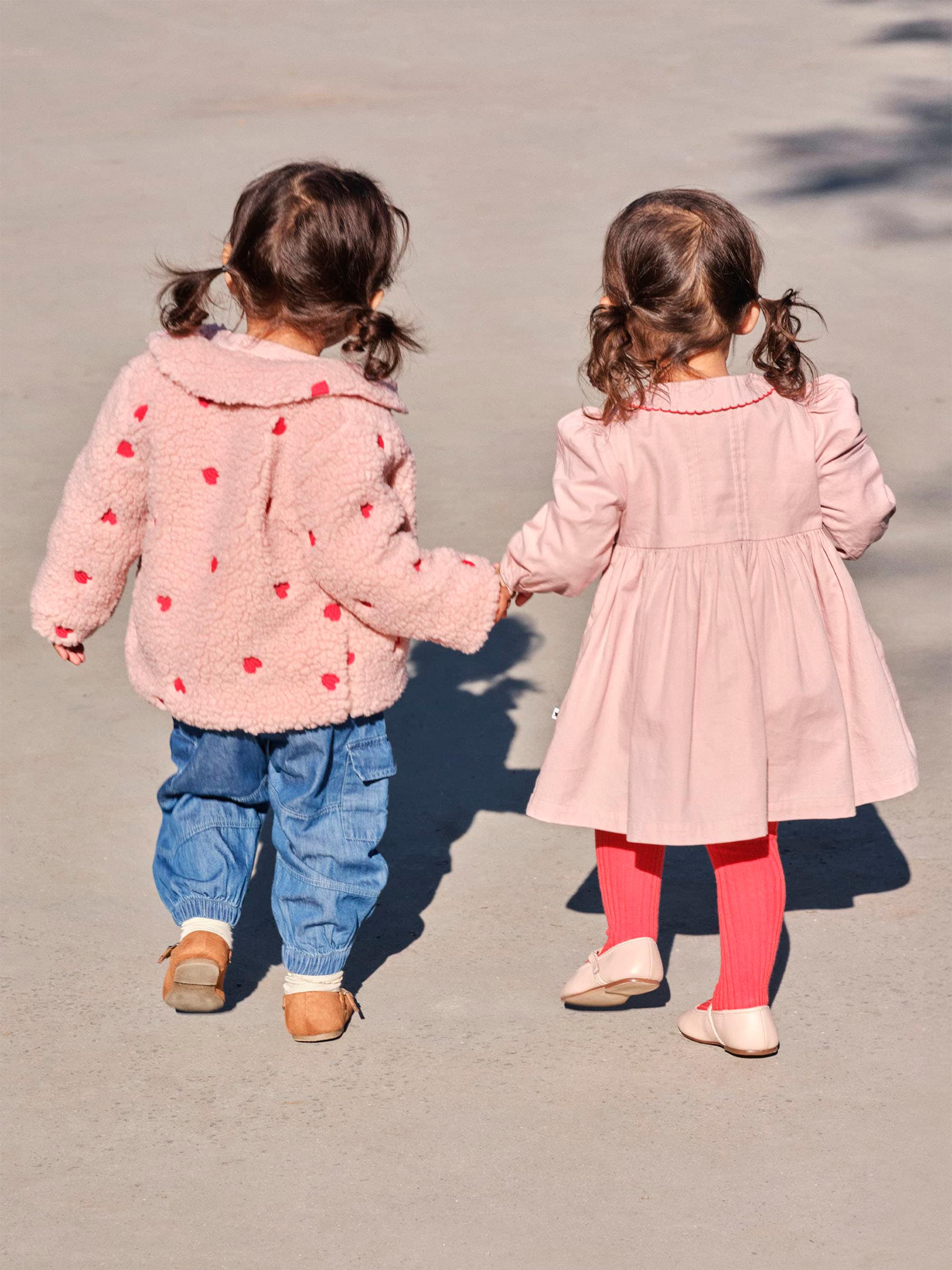 Molo Baby Girl's & Little Girl's Charlette Pintucked Dress - Petal Blush | Thumbnail 4