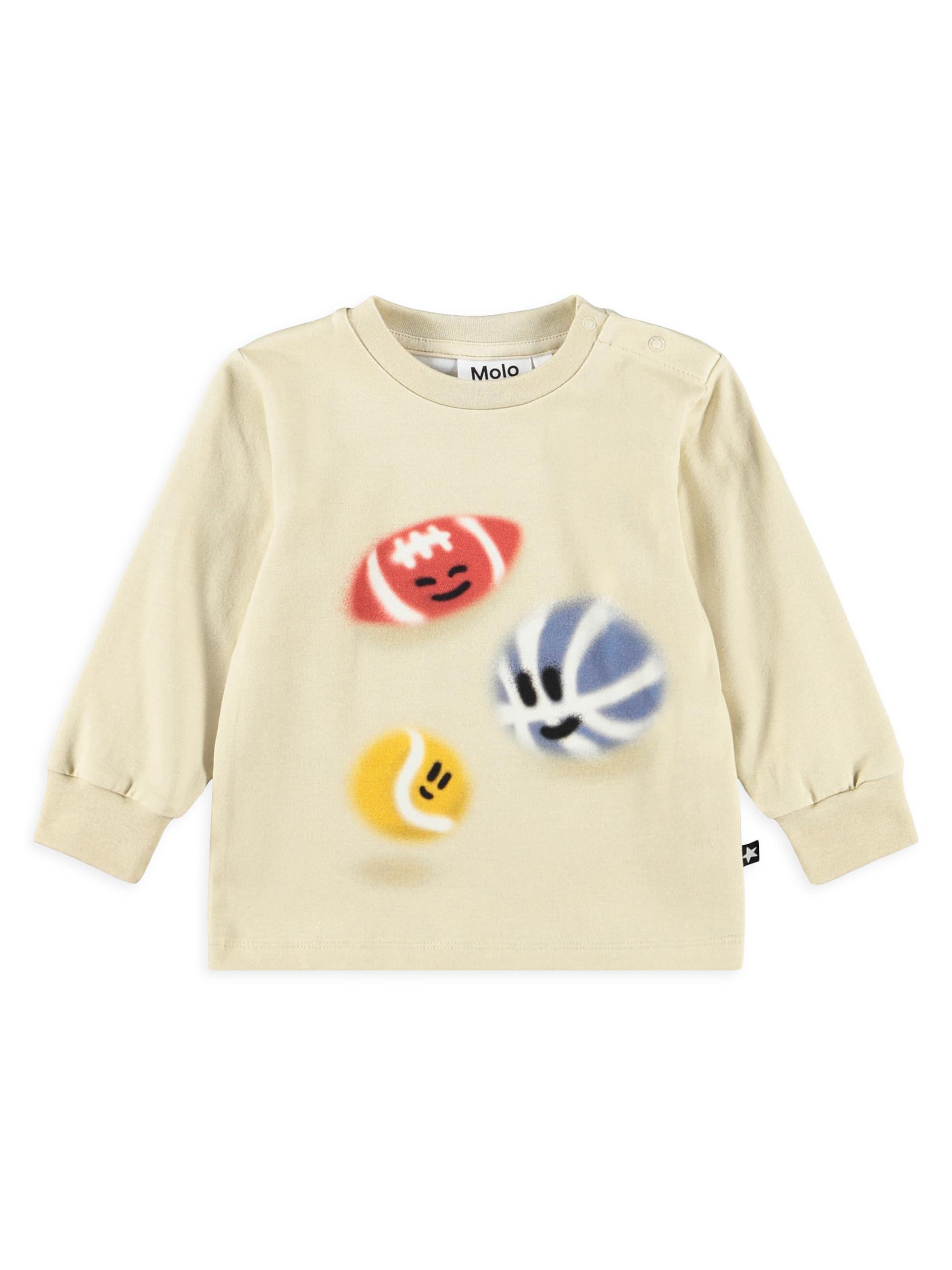 Molo Baby Girl's & Little Girl's Eloy Long-Sleeve Shirt - Sweet Balls