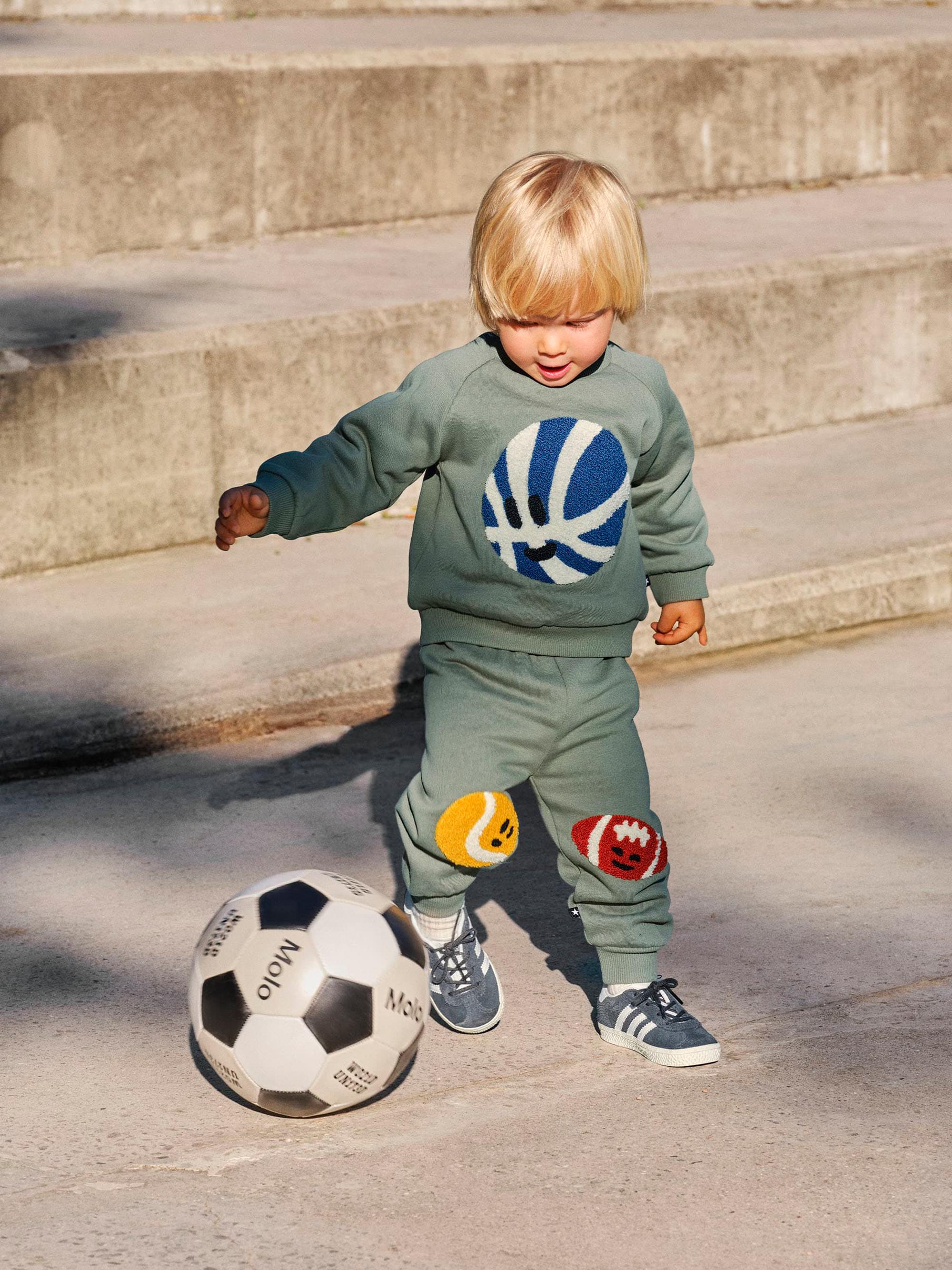 Molo Baby Boy's & Little Boy's Simeon Jogger Sweatpants - Cladonia 6 Months | Thumbnail 3