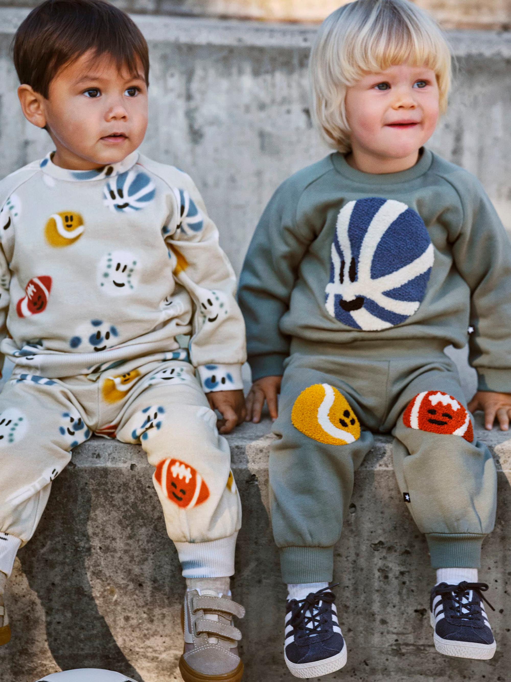 Molo Baby Boy's & Little Boy's Simeon Jogger Sweatpants - Cladonia 6 Months | Thumbnail 6