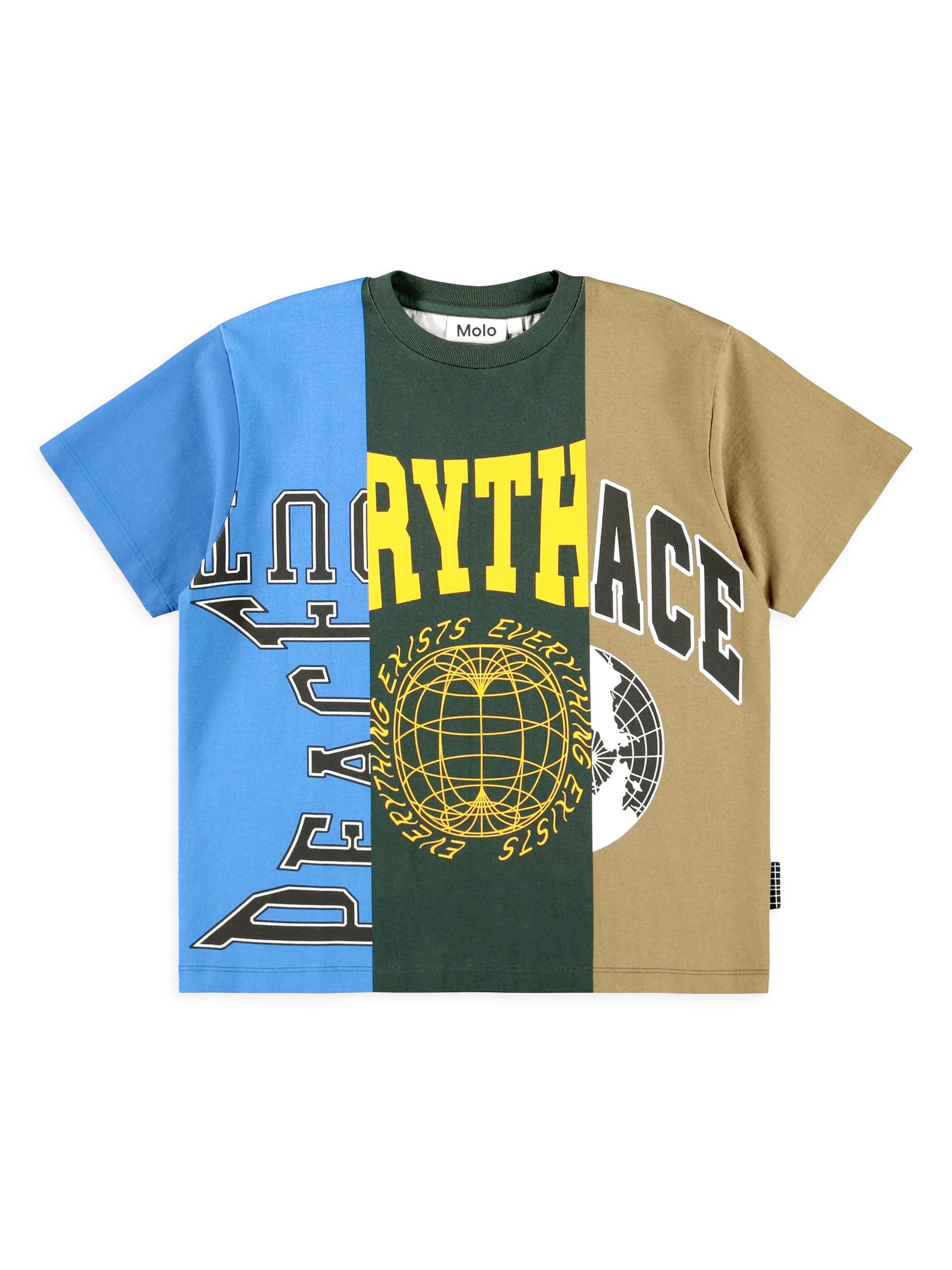 Molo Little Boy's & Boy's Rodney Spliced T-Shirt - Mash Up Taxus