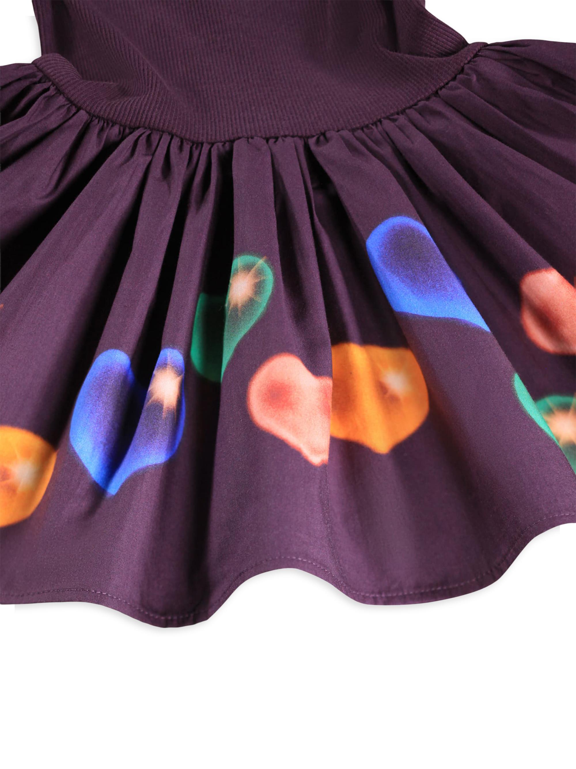 Molo Baby Girl's & Little Girl's Candi Long-Sleeve Printed Dress - Berry Hearts | Thumbnail 4